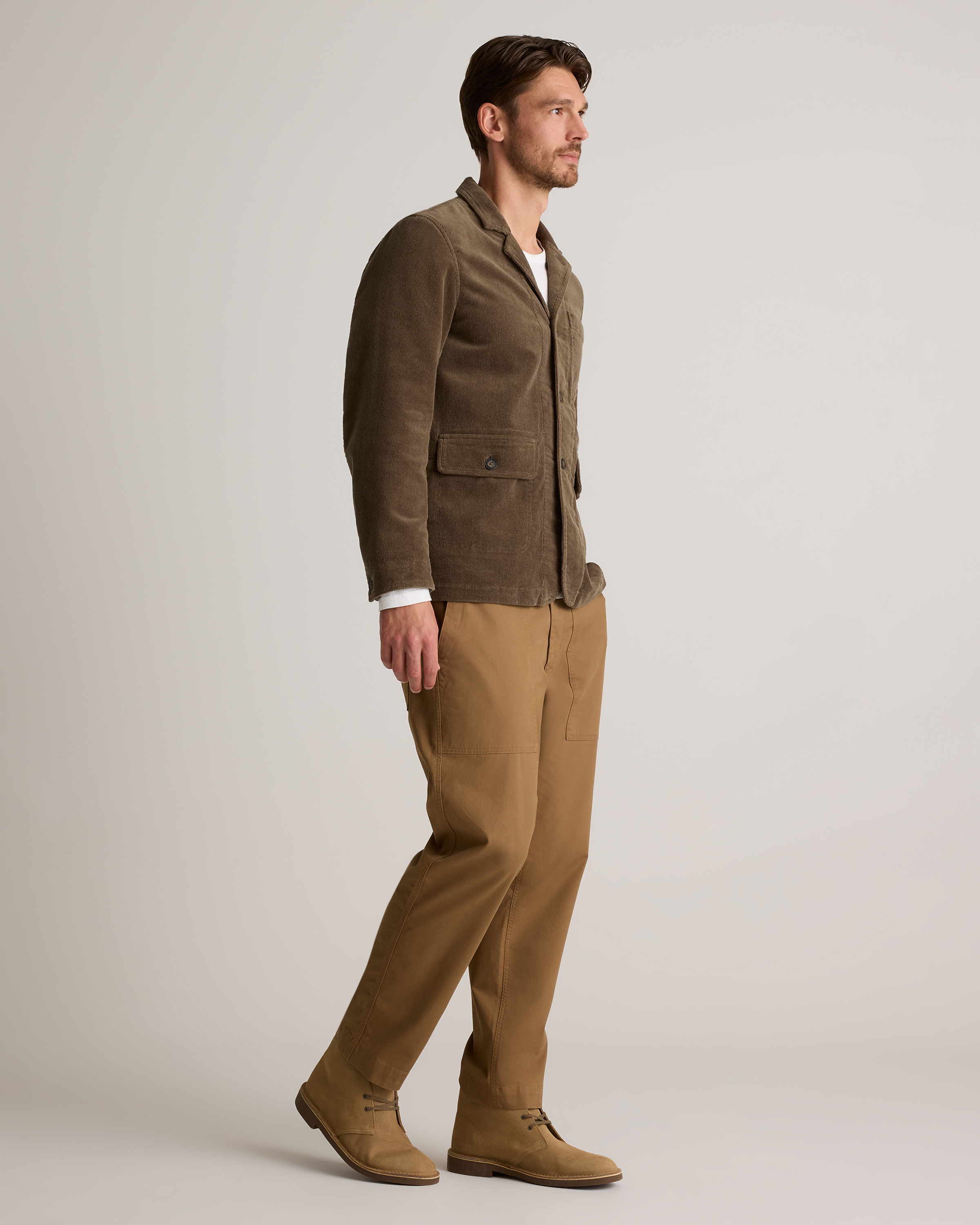 Organic Stretch Corduroy Chore Jacket