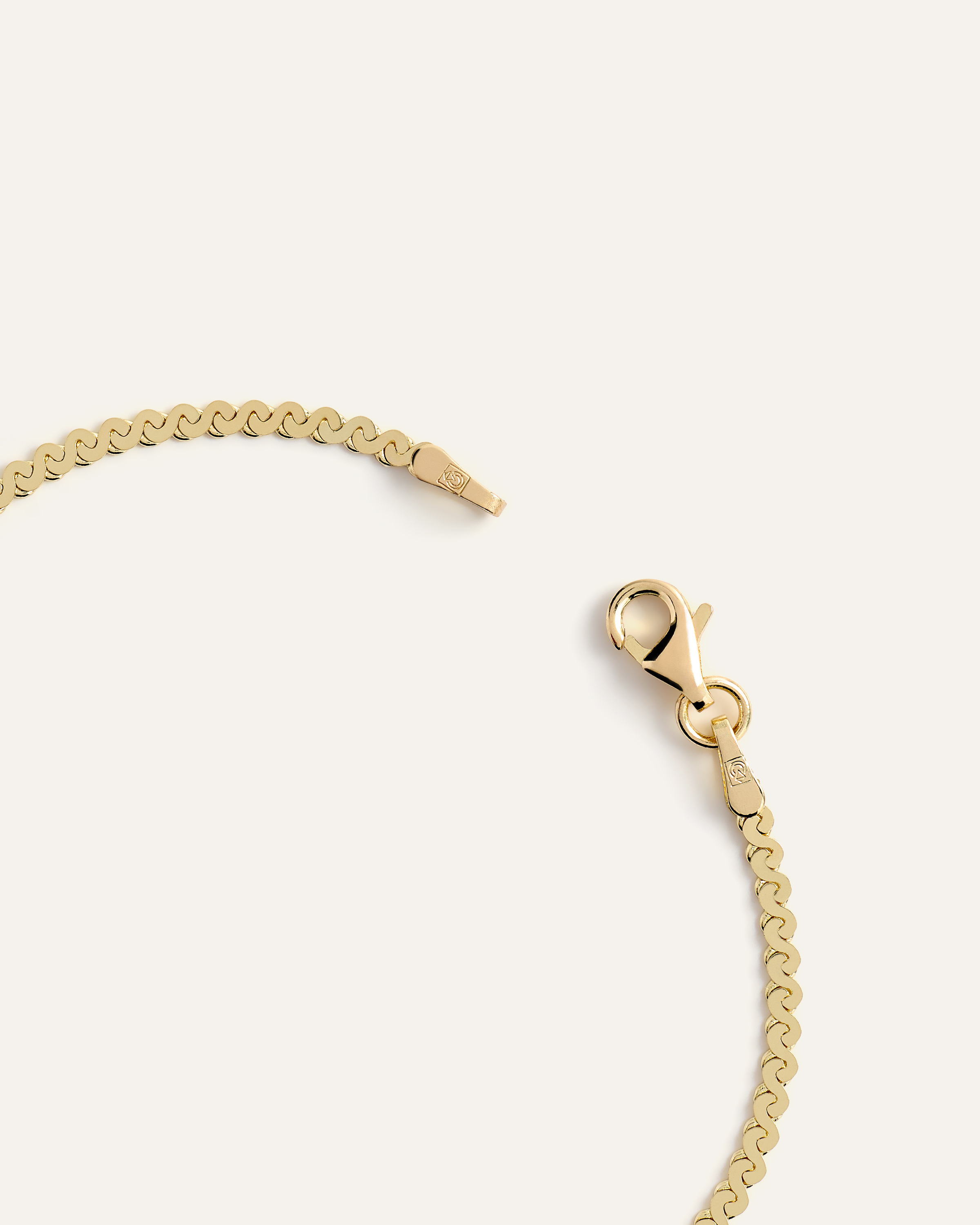 14K Gold Serpentine Chain Bracelet - thumbnail 3