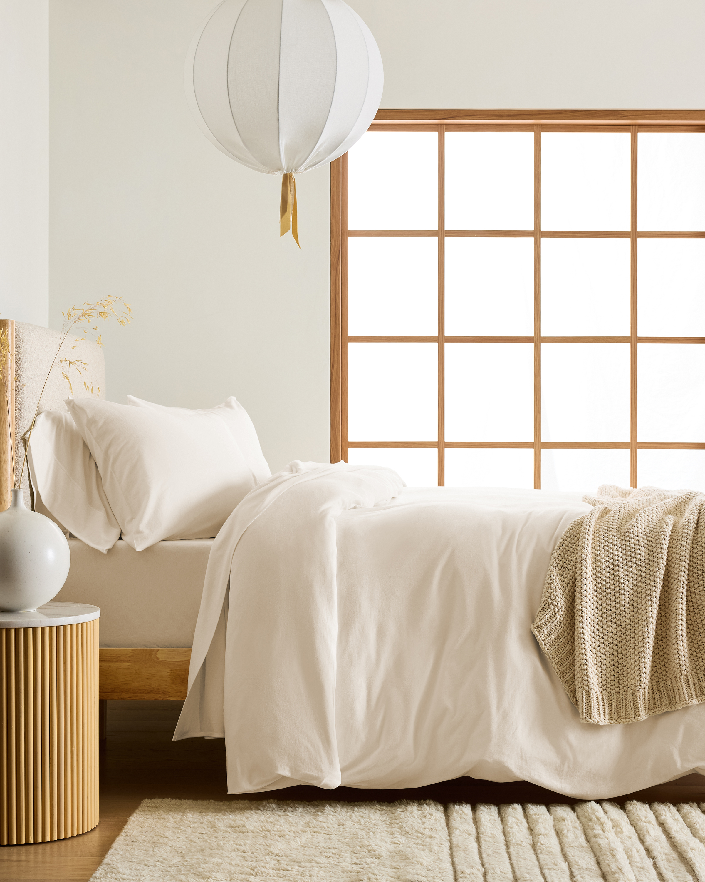 Natural Organic Jersey Duvet Cover