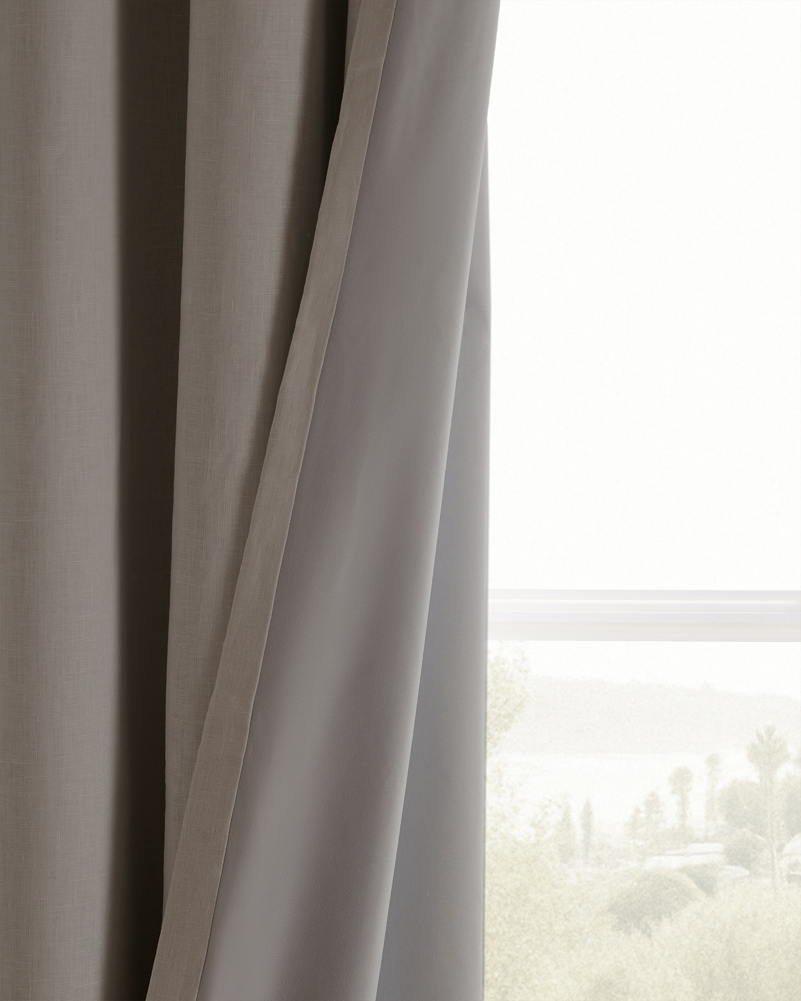 Quince European Linen Curtain - Thumbnail 2