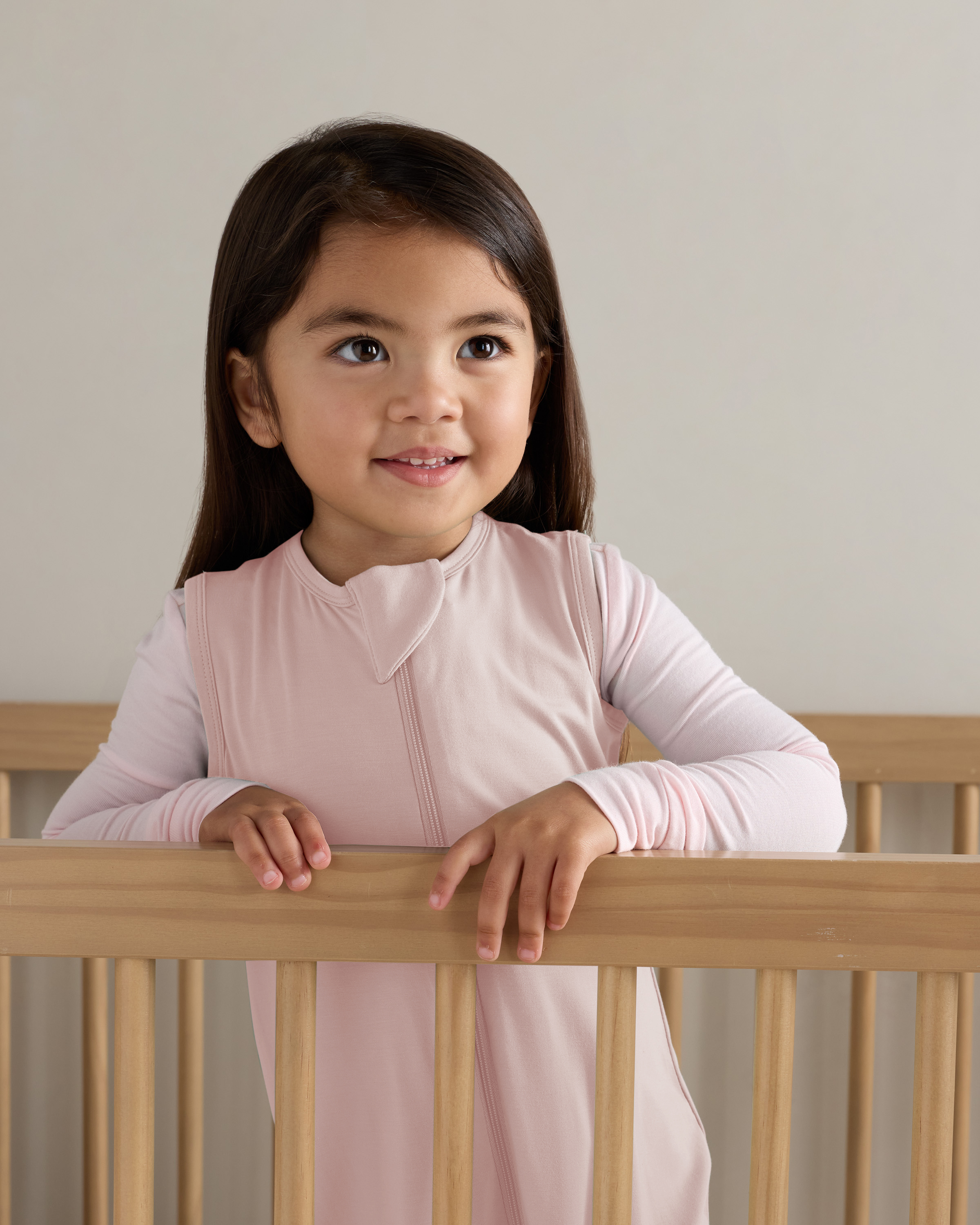 Bamboo Sleep Bag Walker 0.5 TOG in Pale Pink