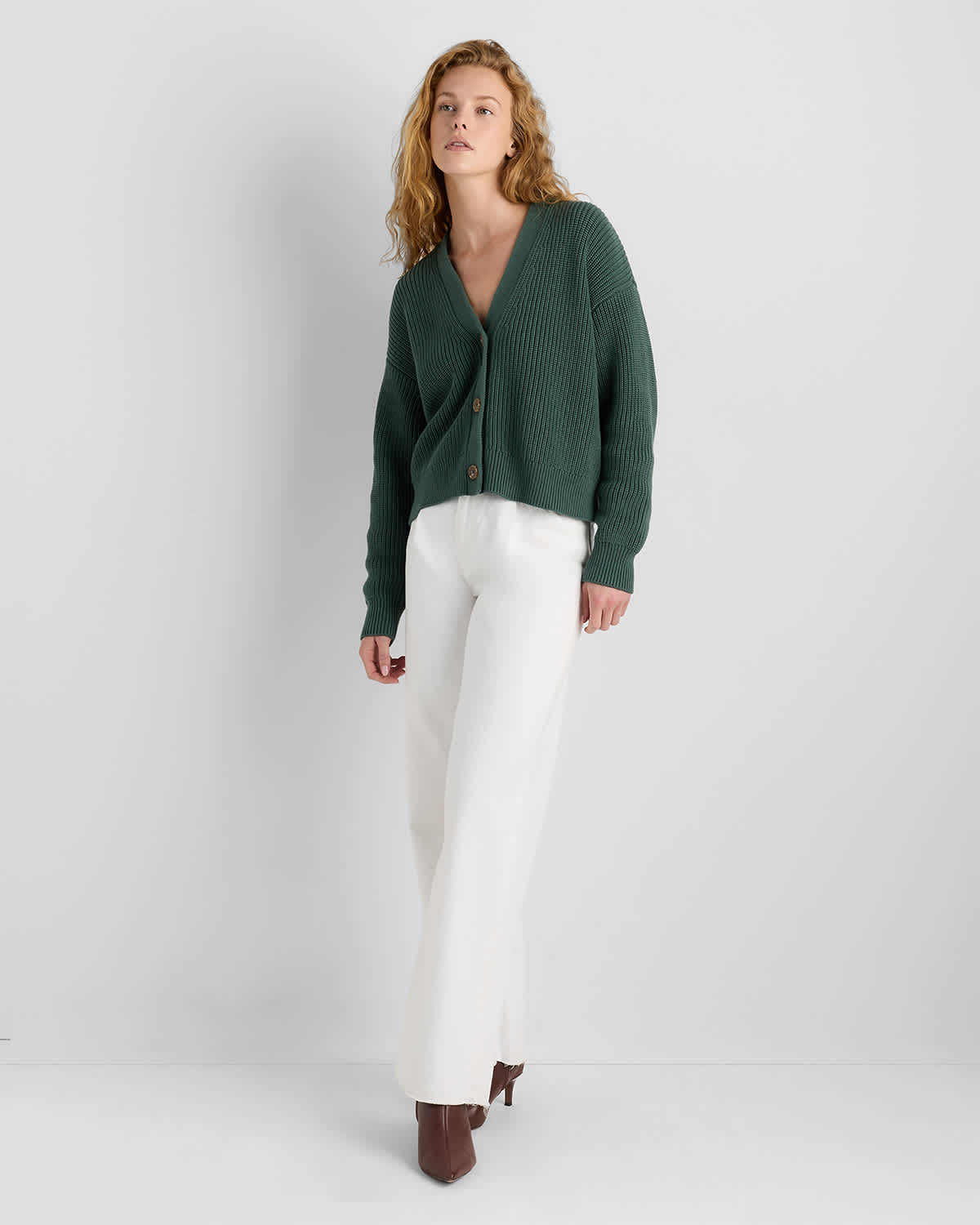 French Terry Modal Cardigan