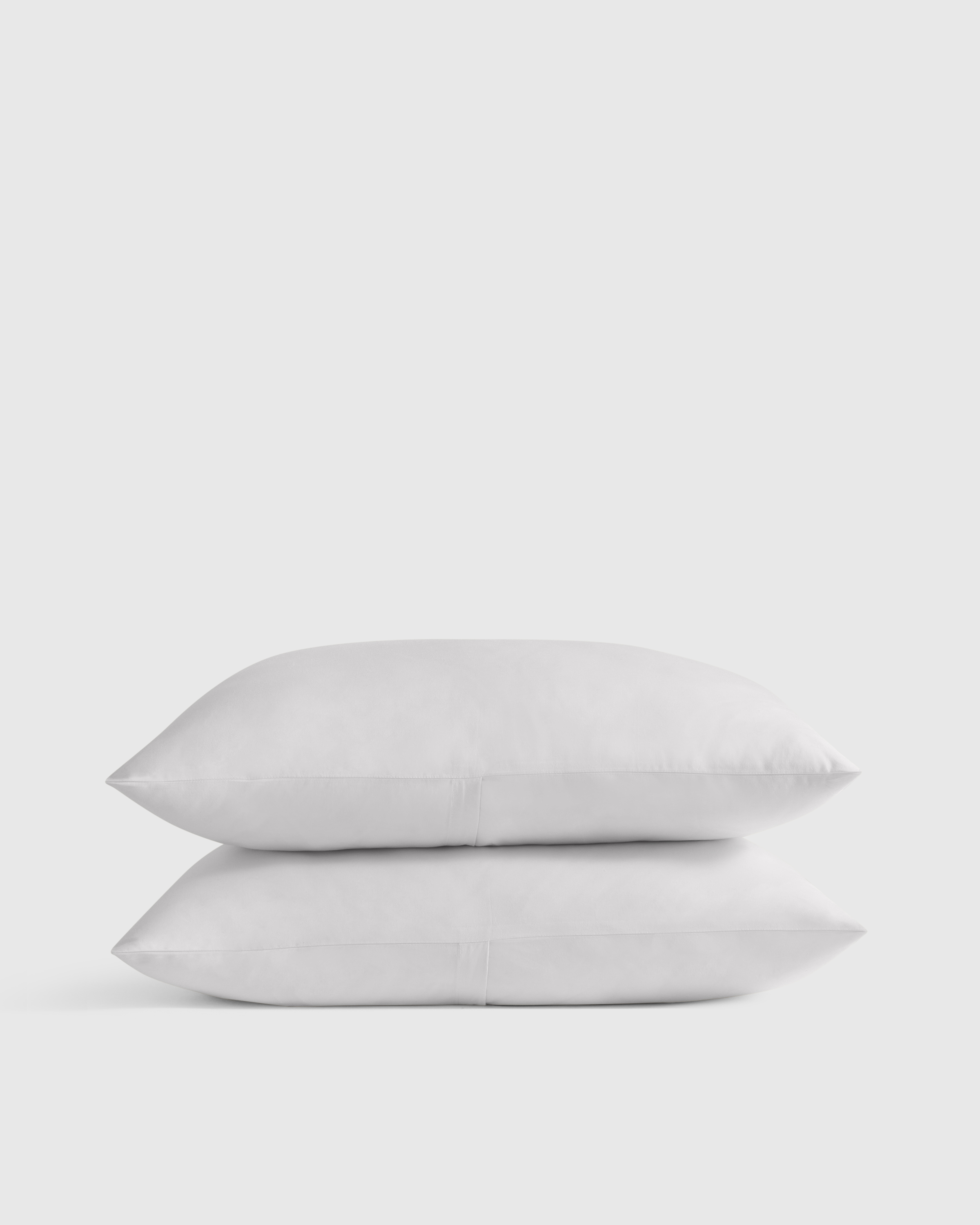 White Classic Organic Percale Sham Set