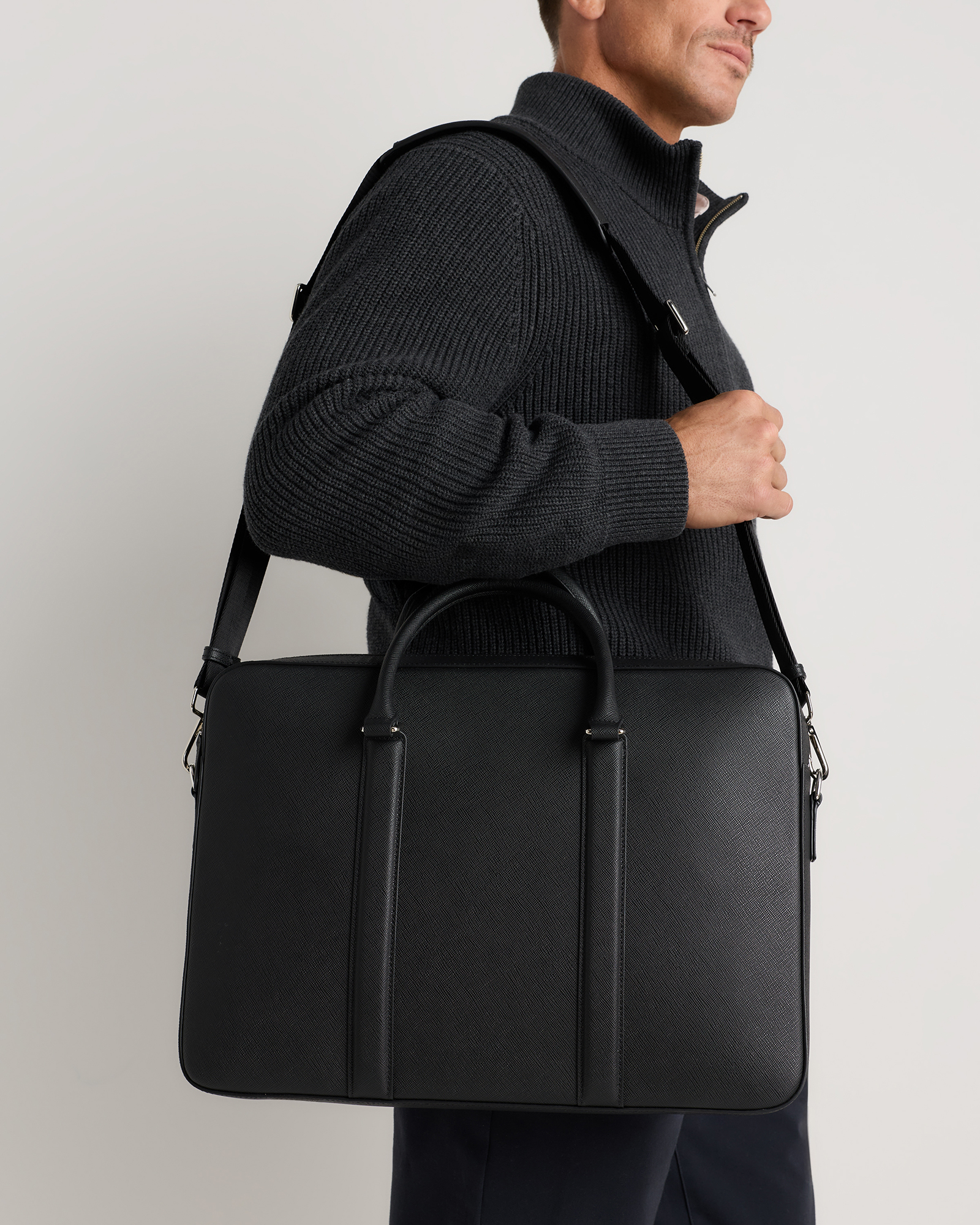バッグ felisi Businessbag briefcase leather BLK Felisi Bags & Belts, Italian Leather Goods Online