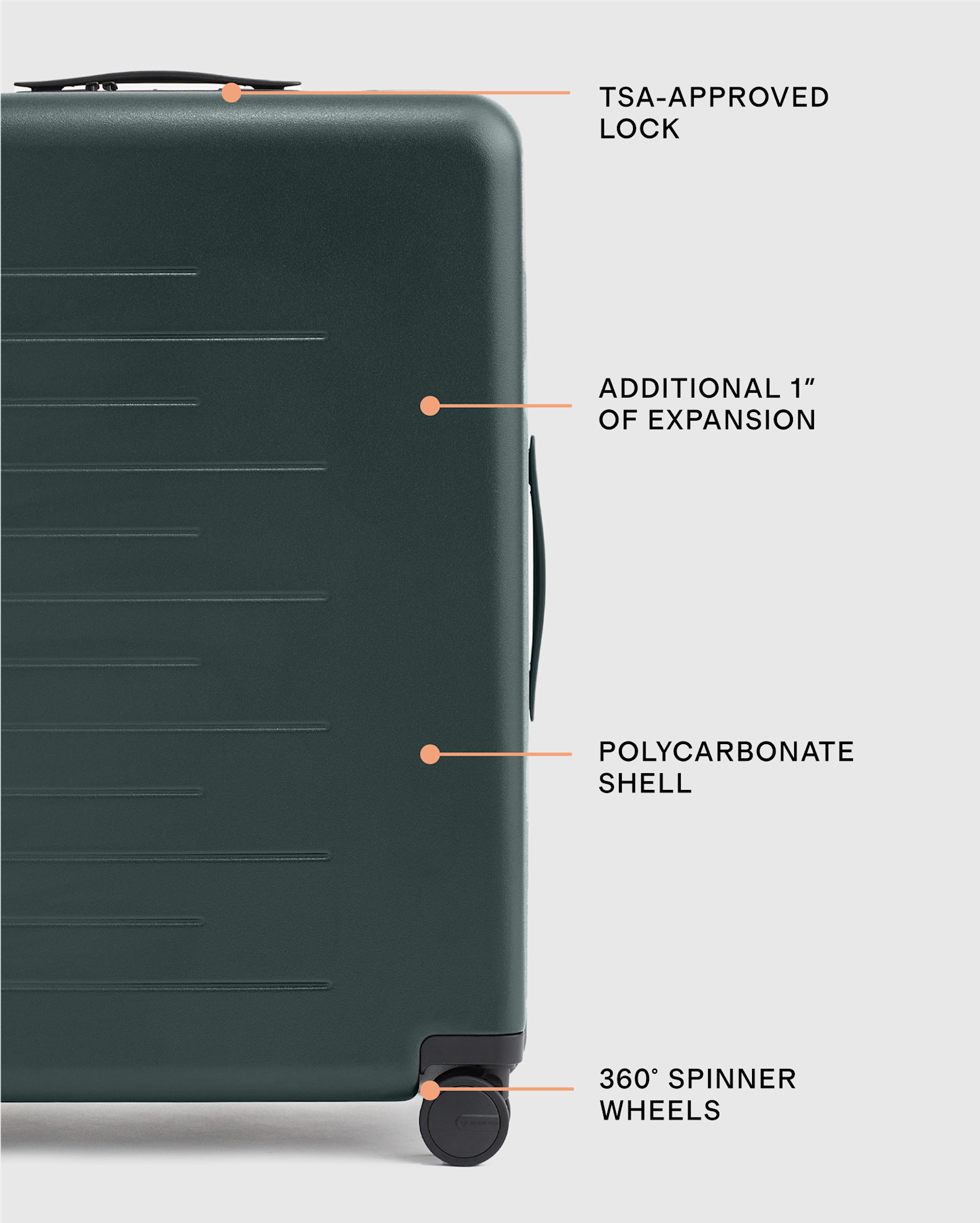 27 spinner luggage shop