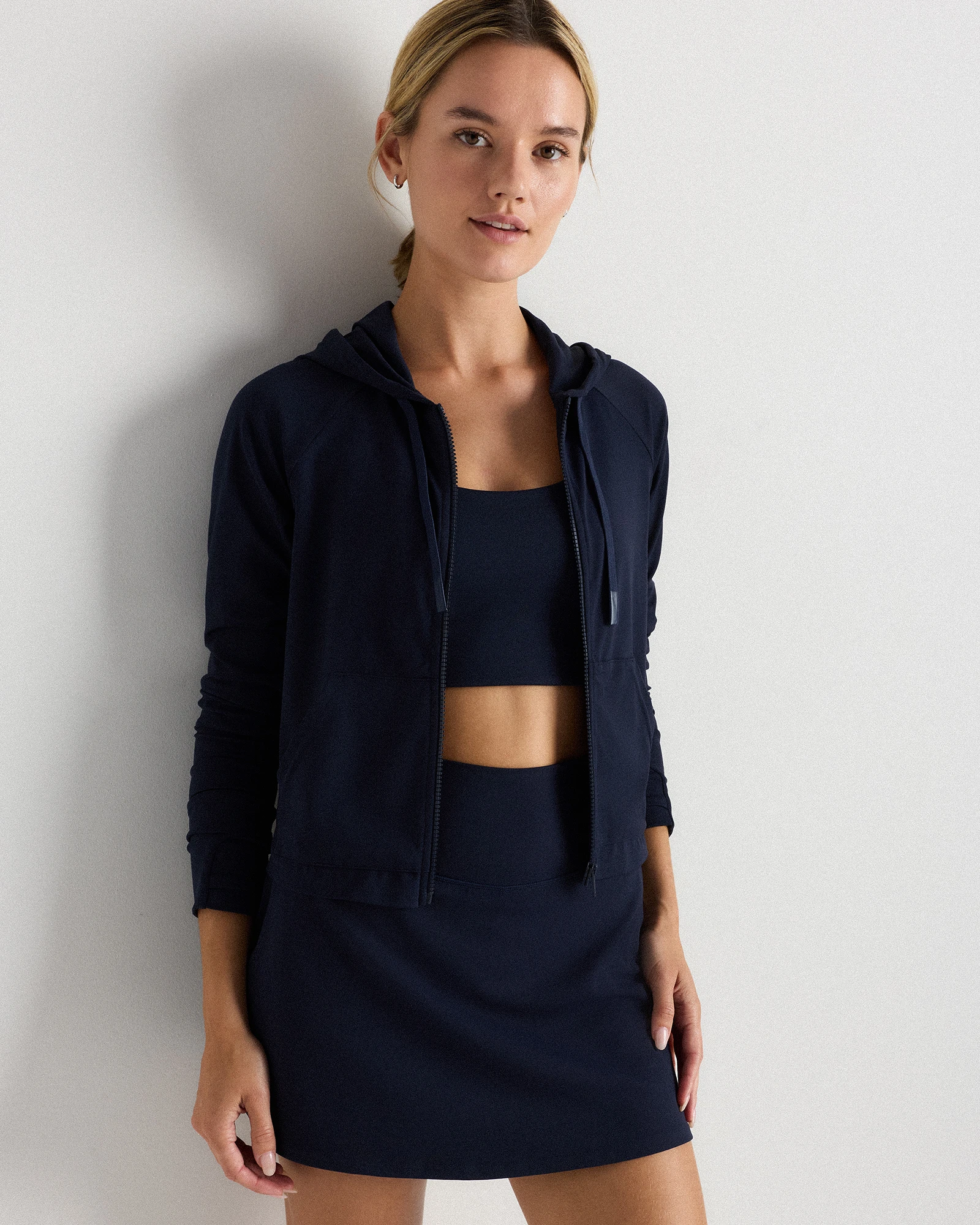 Ultra-Form Hooded Crop Jacket