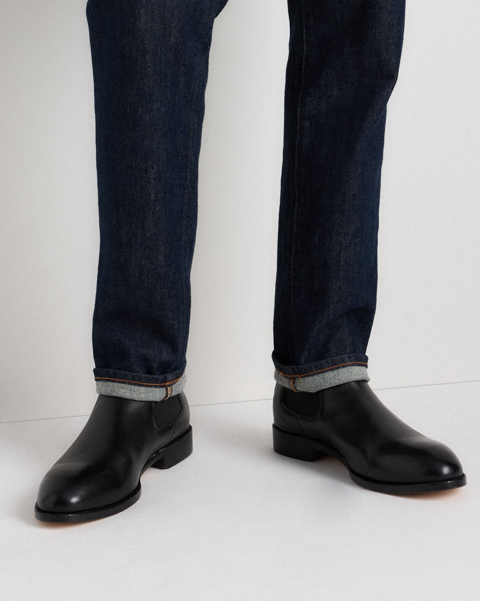 Men's Essential Leather Dress Chelsea Boot Men's Essential Leather Dress Chelsea Boot