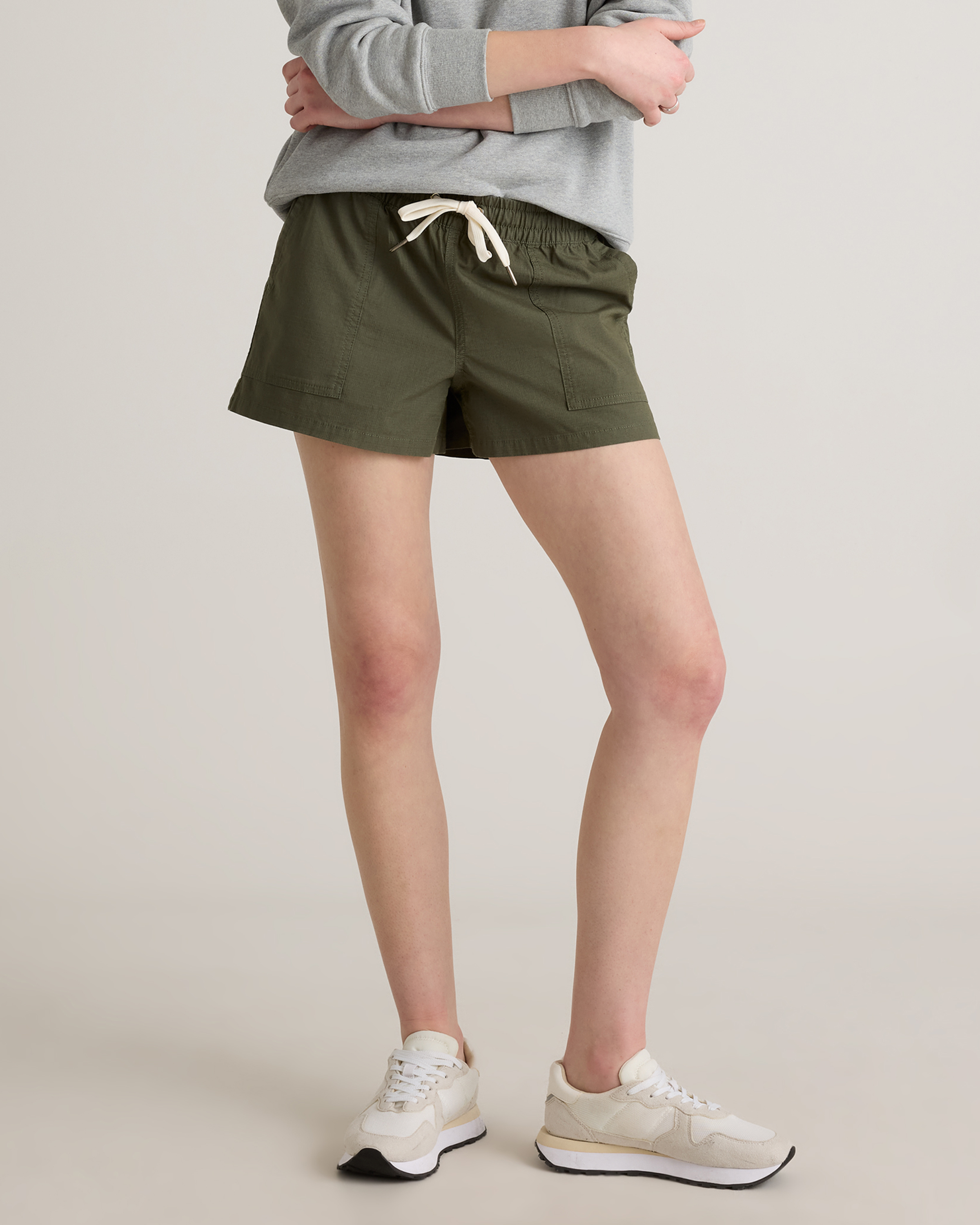 Loden Organic Stretch Ripstop Shorts