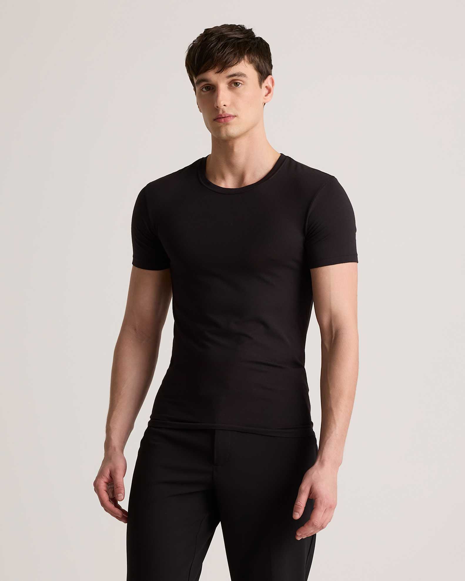 crew neck undershirt with dress shirt Should I Stop Wearing Crew Neck Undershirts?