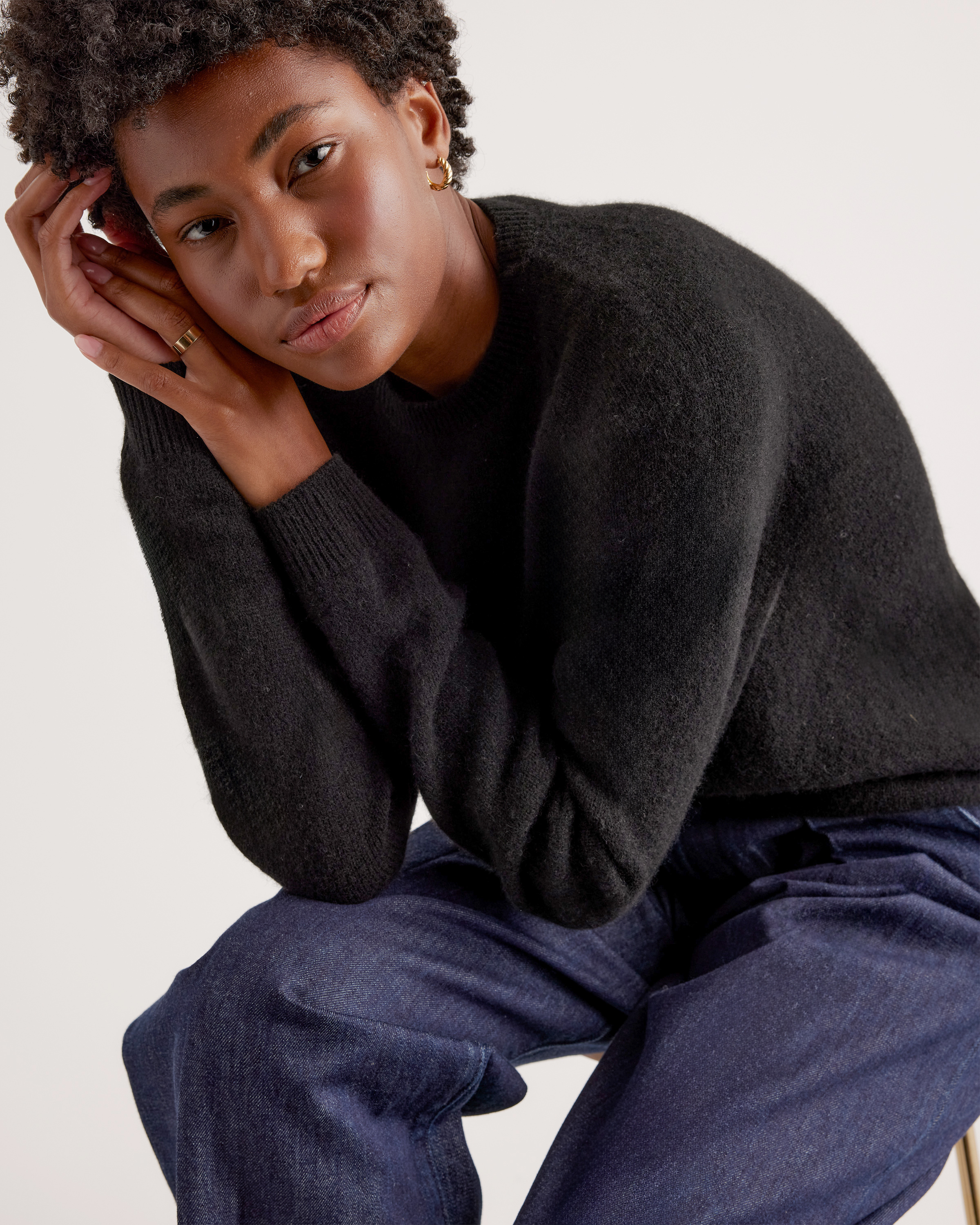 100% Yak Wool Crewneck Sweater