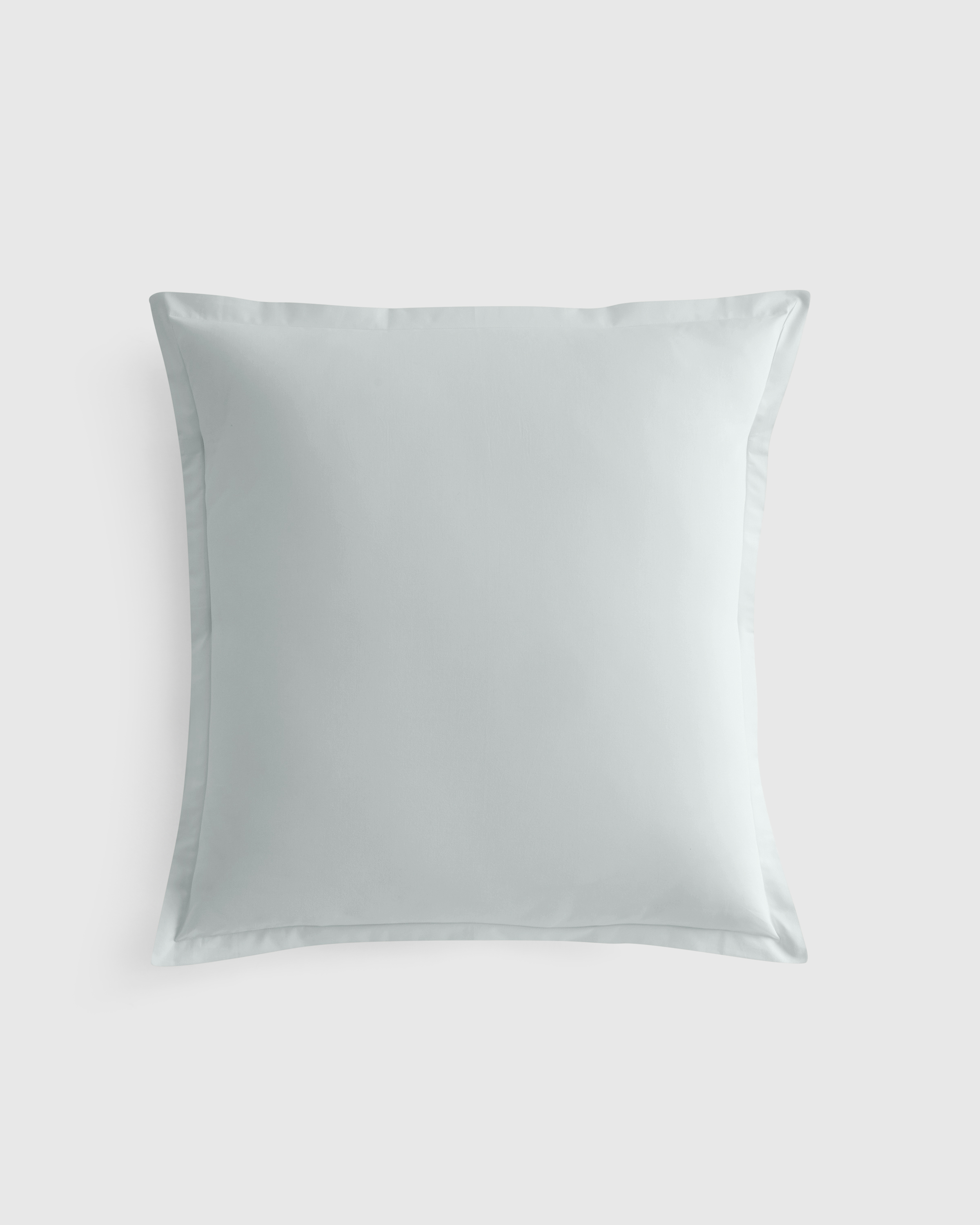 Mist Organic Crisp Percale Euro Sham