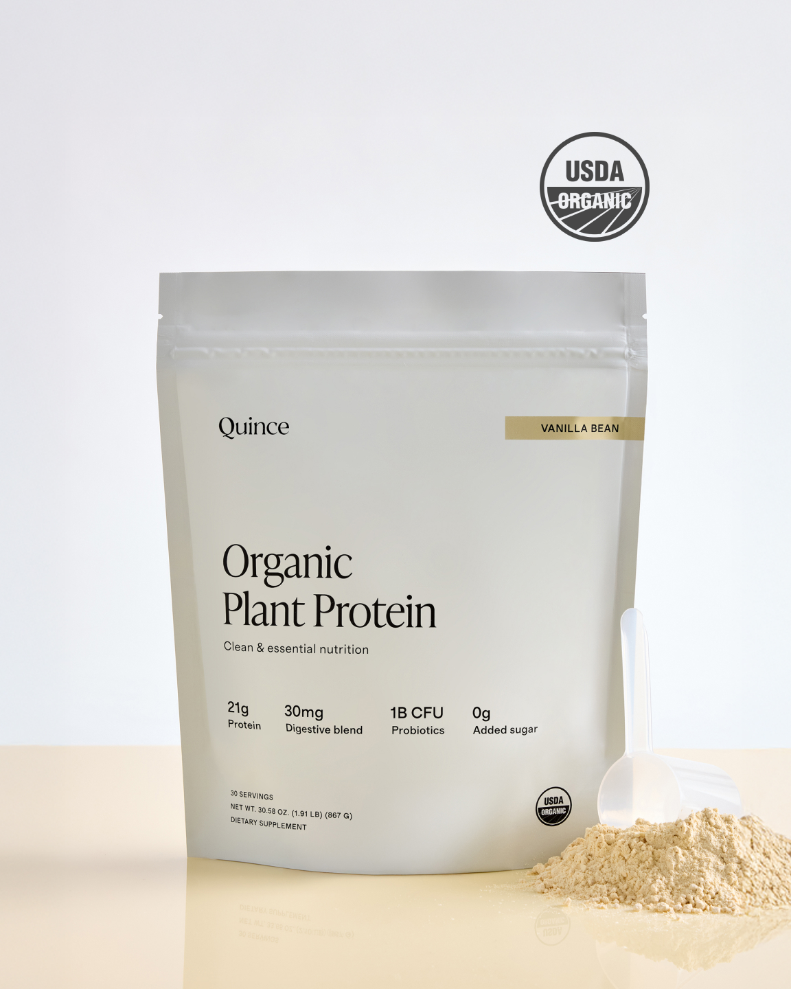 Vanilla Bean Certified Organic Plant Protein