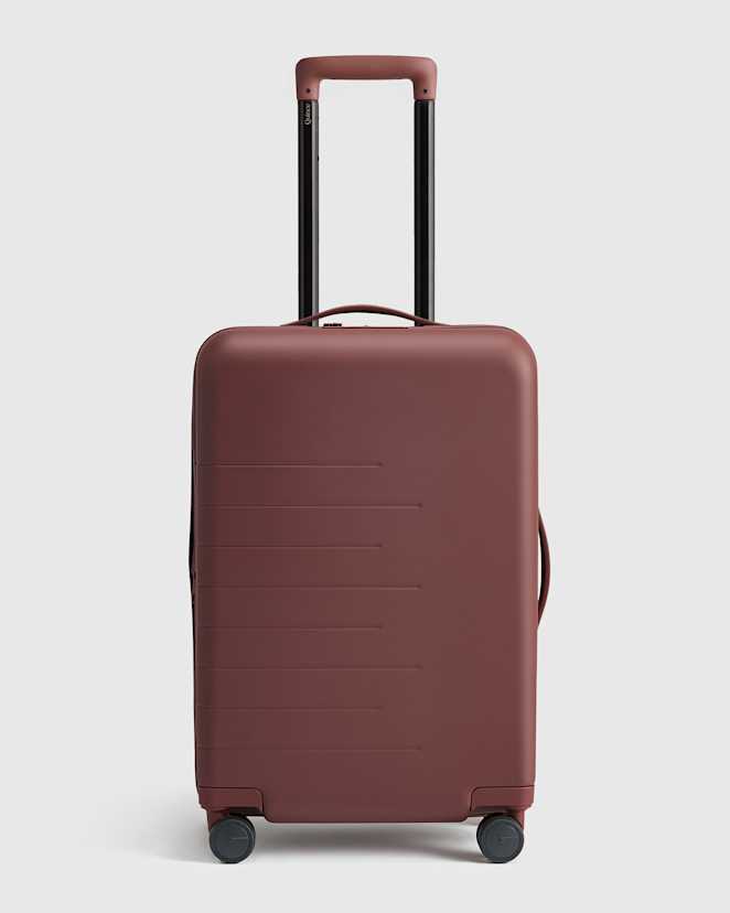 Cocoa Brown Expandable Carry-On Suitcase
