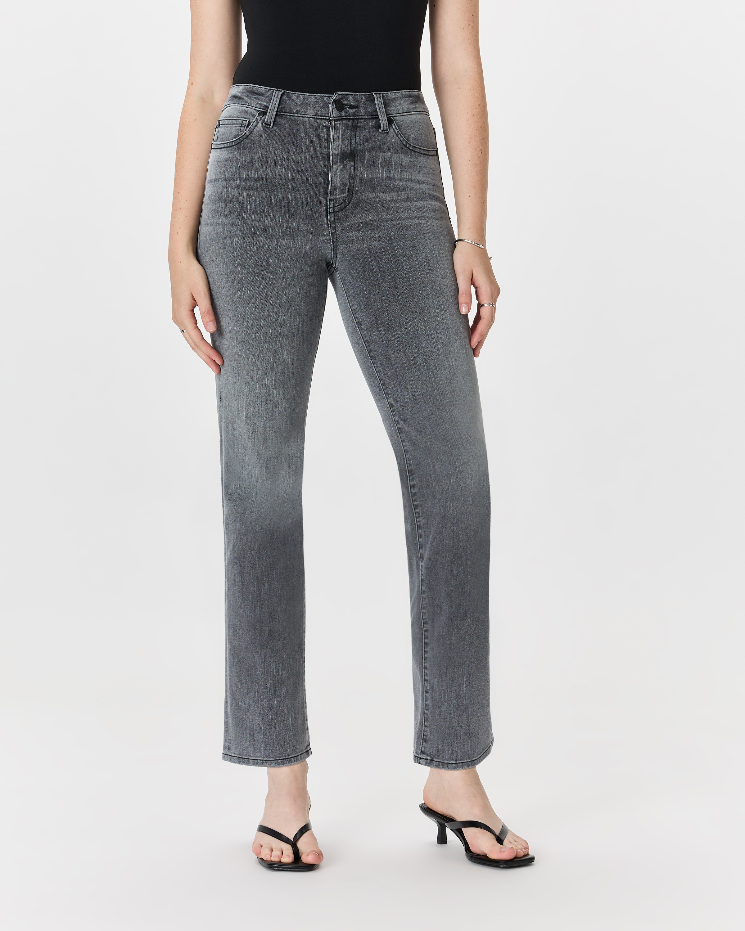 Greyed Out Bella Stretch Kick Flare Jeans