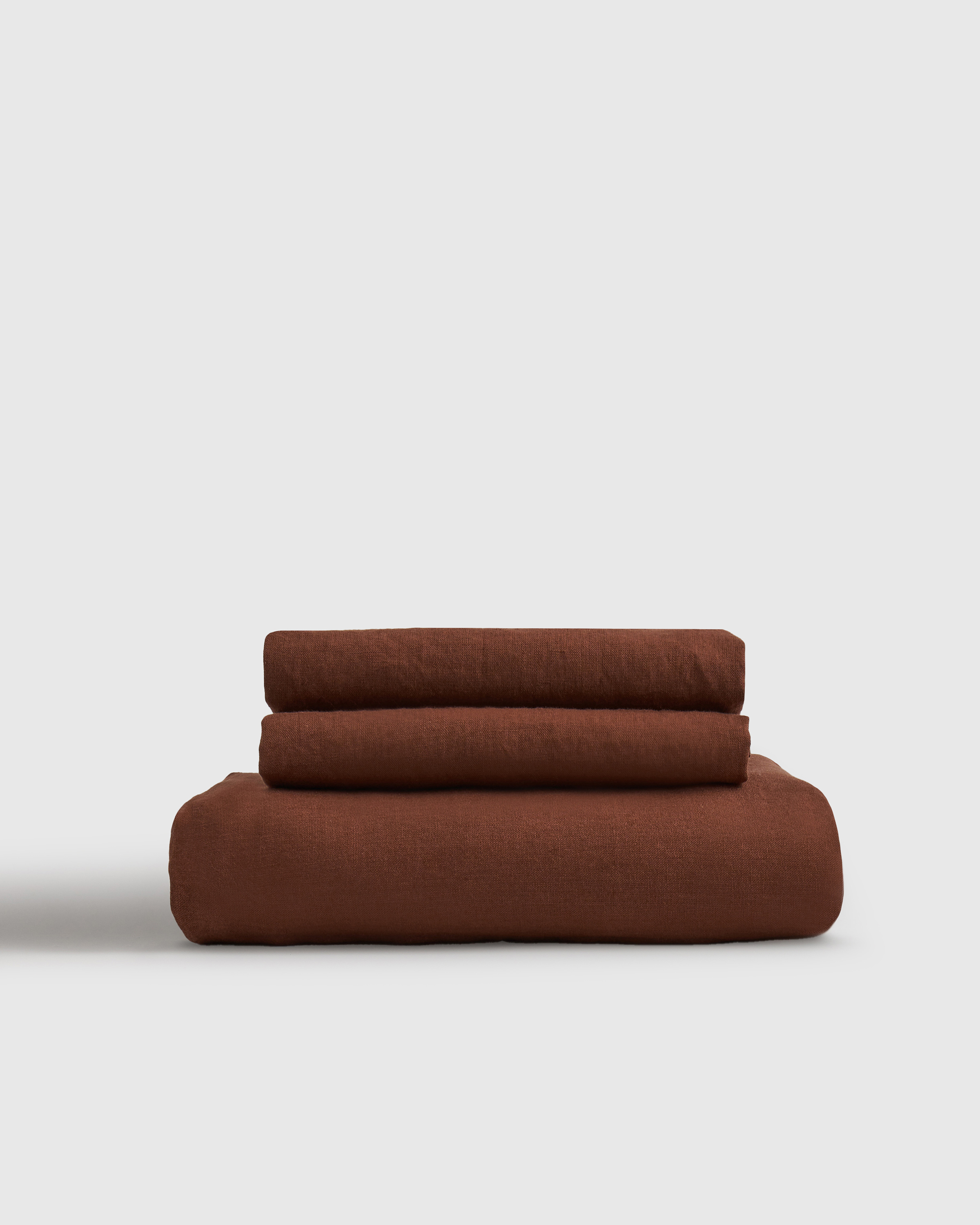 Bordeaux European Linen Fitted Sheet Set