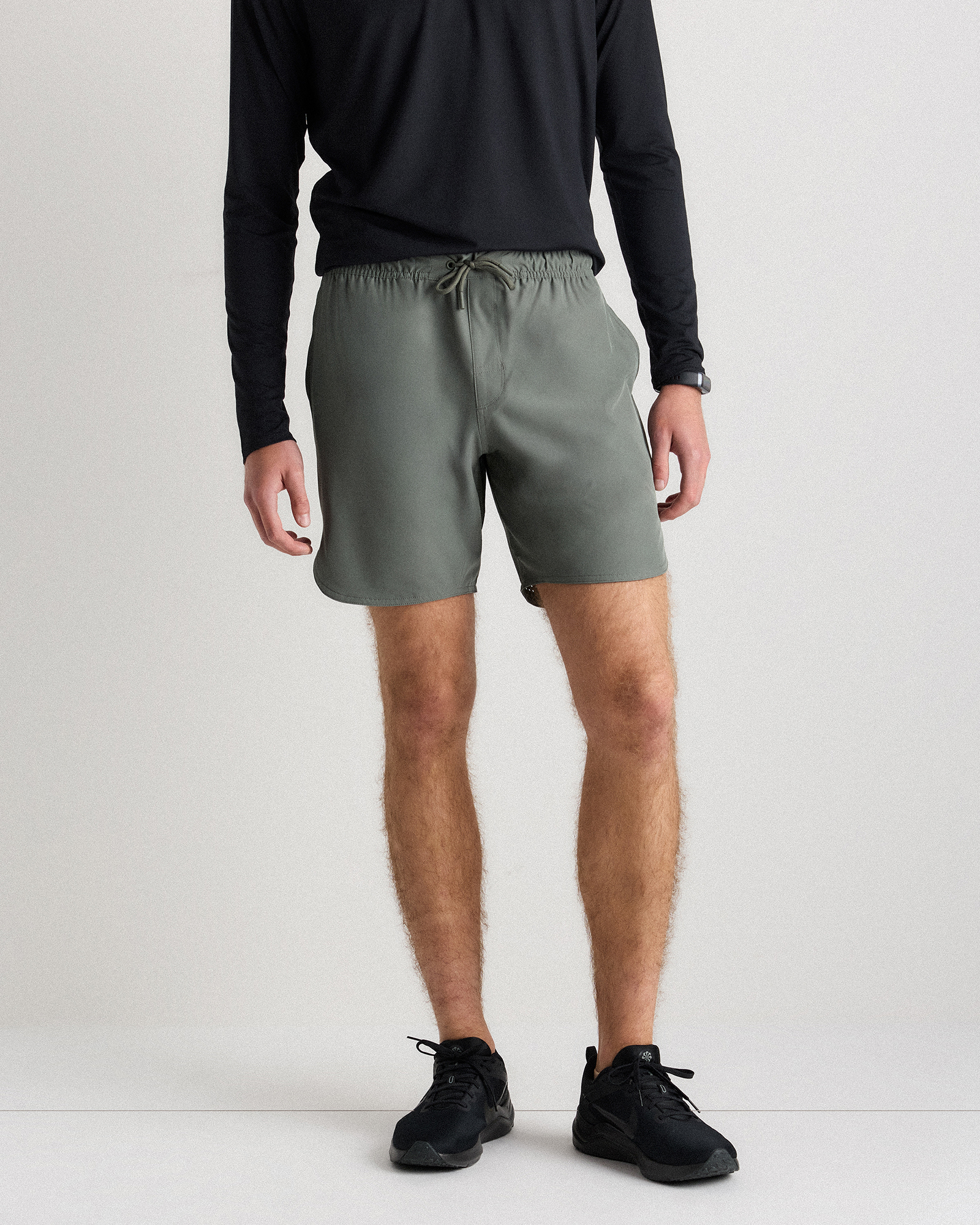 Heritage Olive Short technique de sport sans doublure à évacuation de l'humidité - 7 po