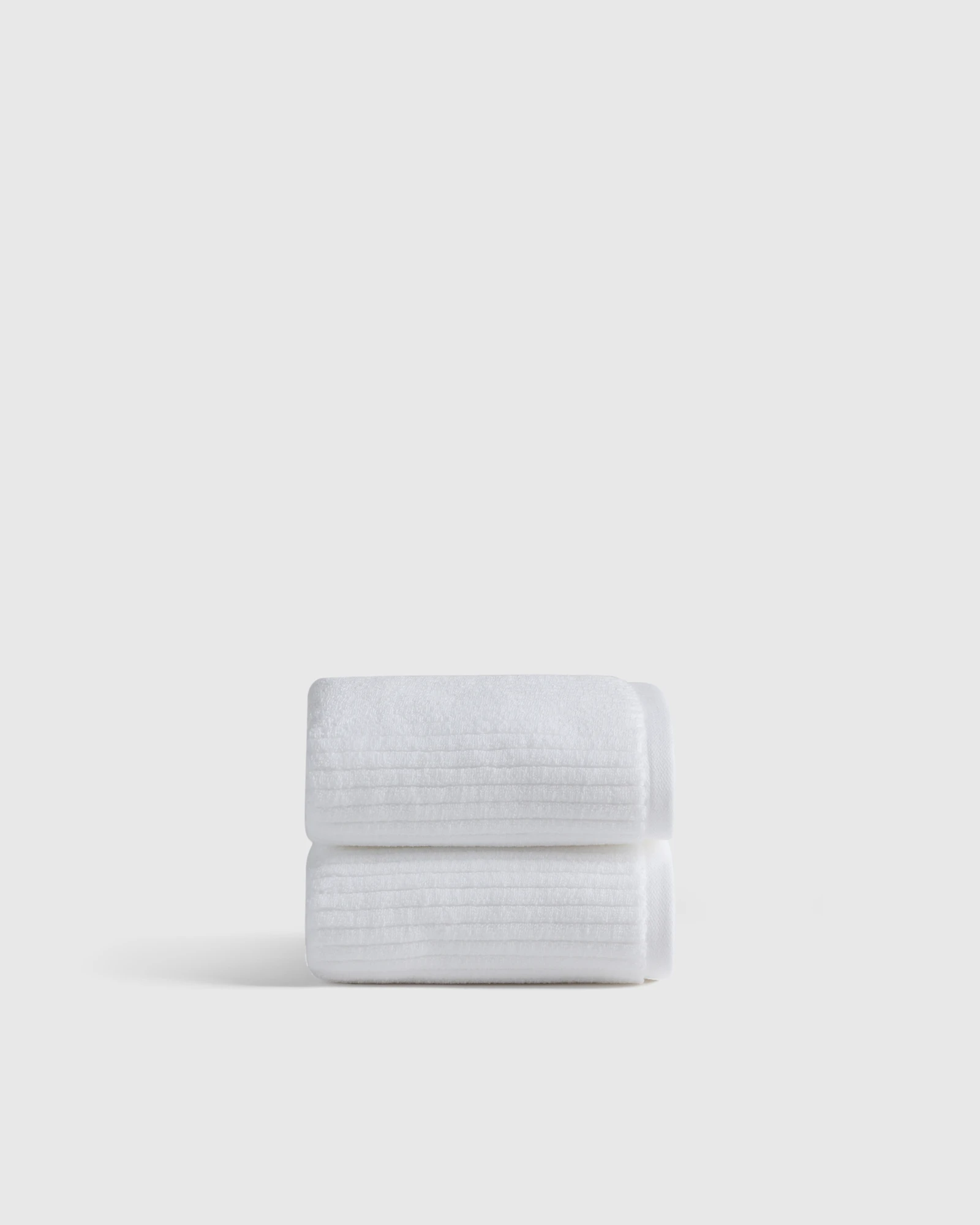 Ribbed Organic Turkish Cotton Hand Towel (Set of 2)