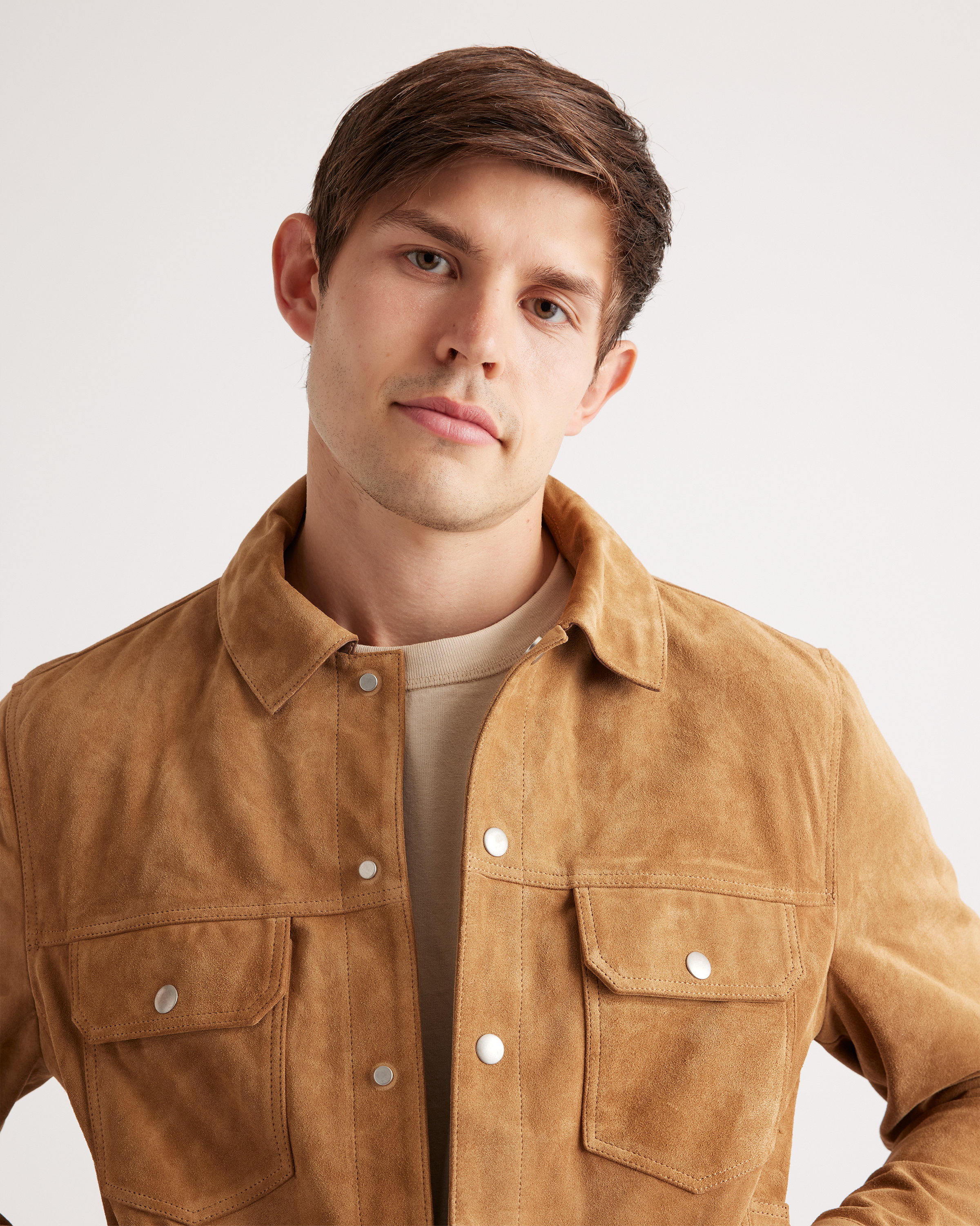 Suede Trucker Jacket