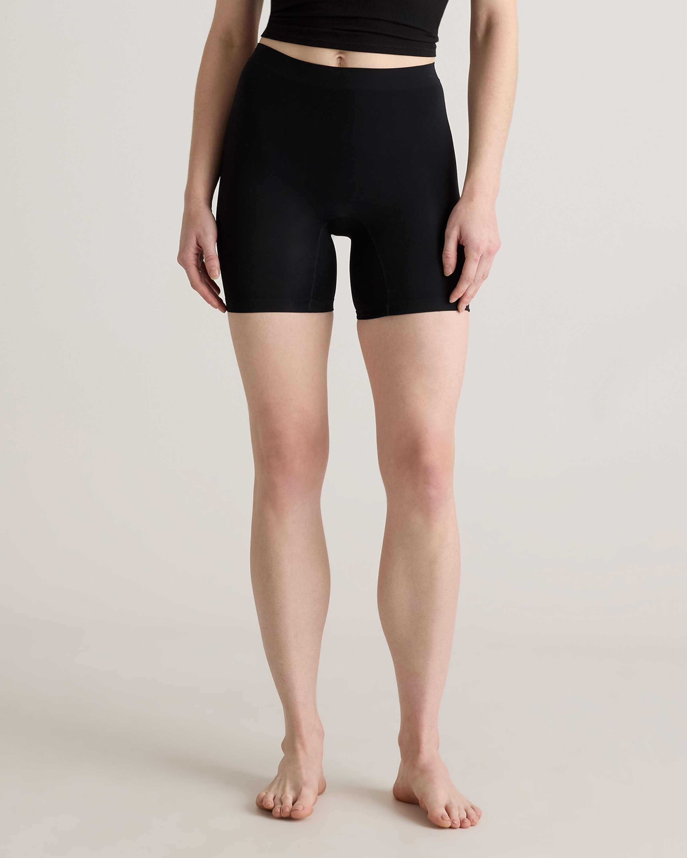 Black Smooth Stride Cooling Slip Short (2-Pack)