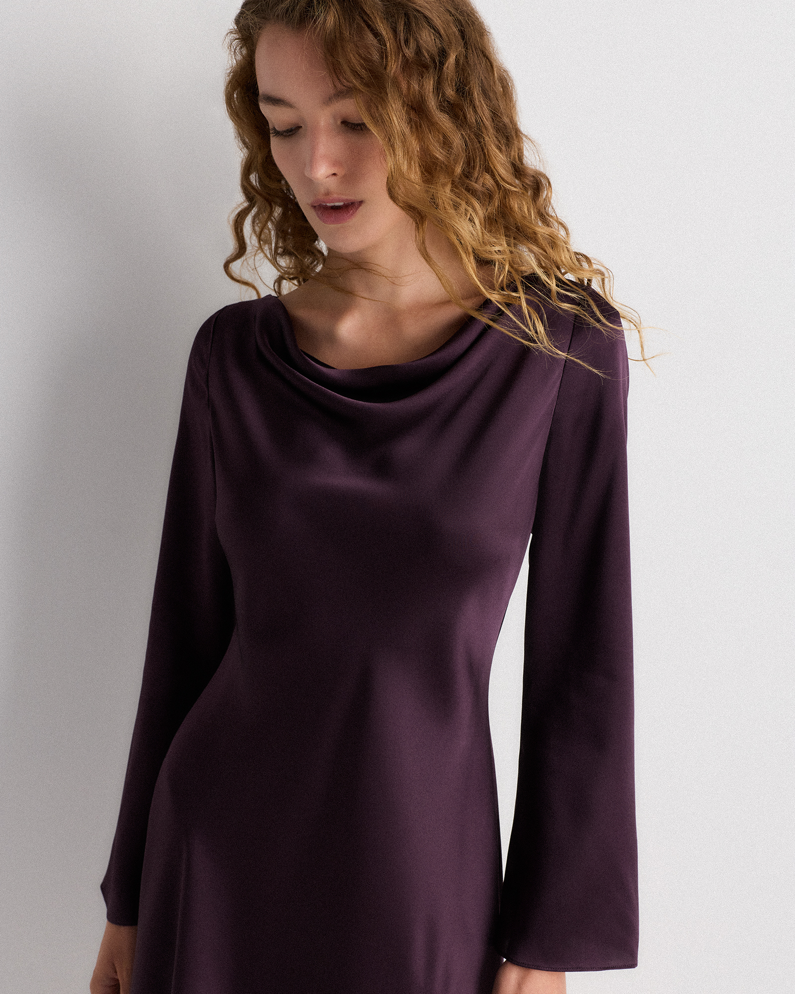 open lace back dress Velvi - Size XS, Chloe Puff Sleeve Mini Dress - Lilac - Final Sale main image 0