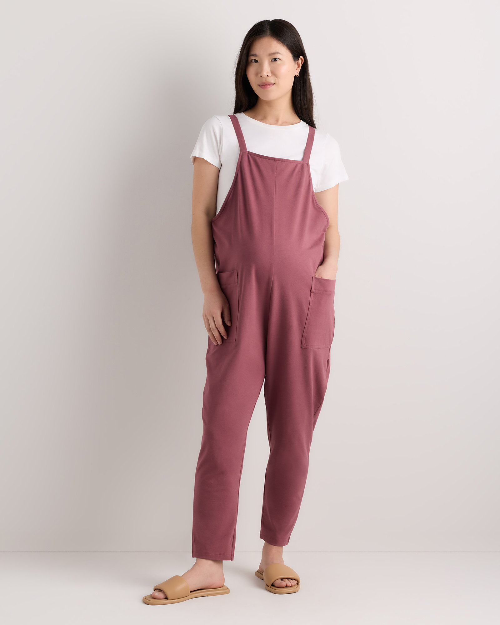 Quince Women's Maternity Overalls