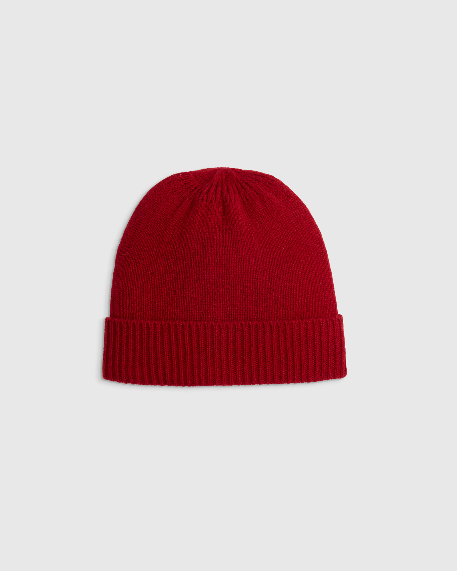 Varsity Red Washable Cashmere Beanie