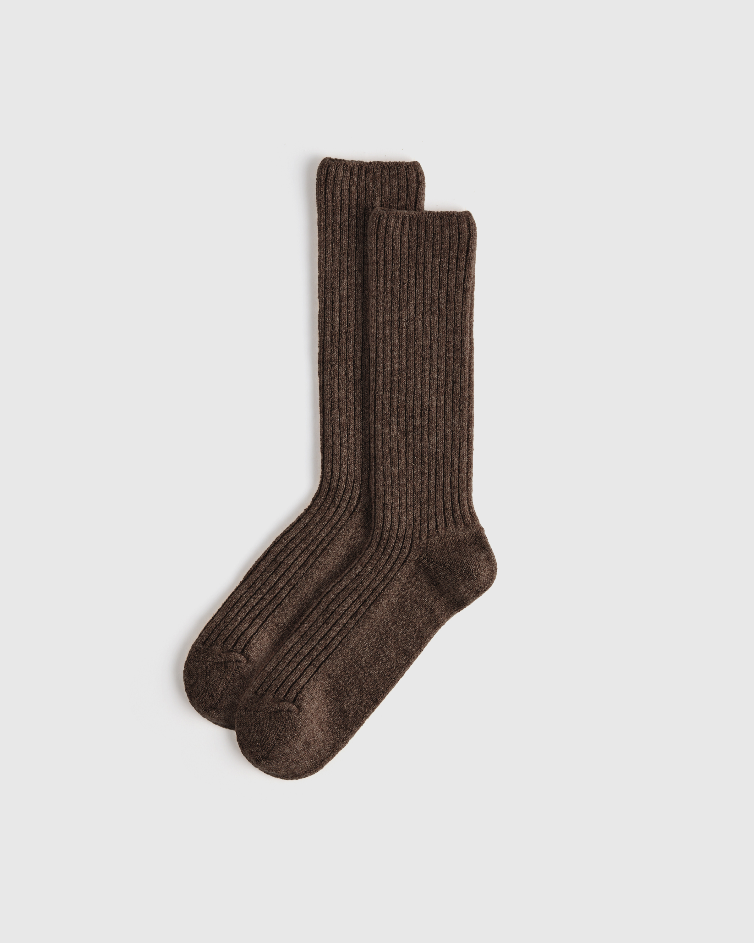 Brown Cashmere Trouser Sock