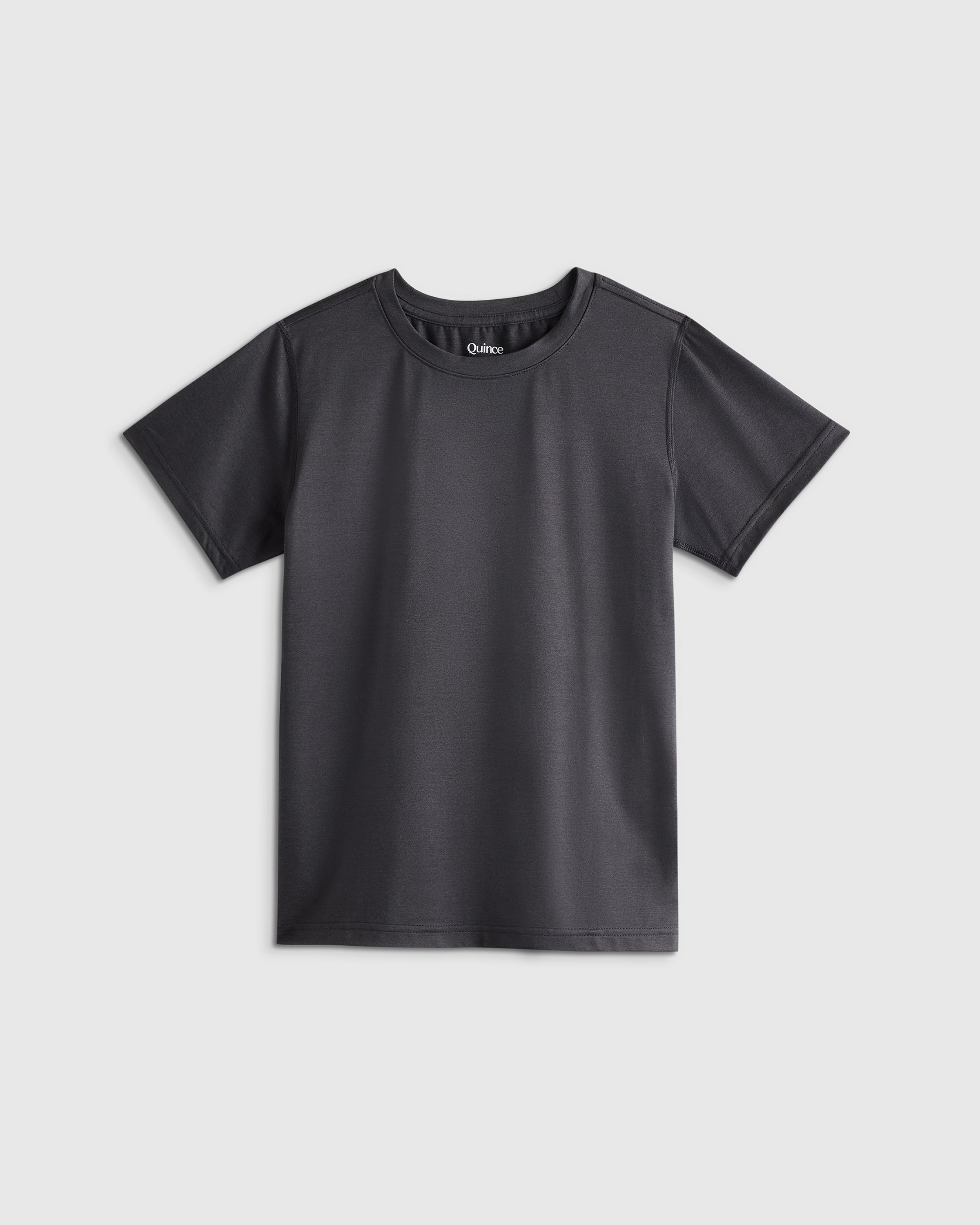 Heather Black Flowknit Breeze Tee