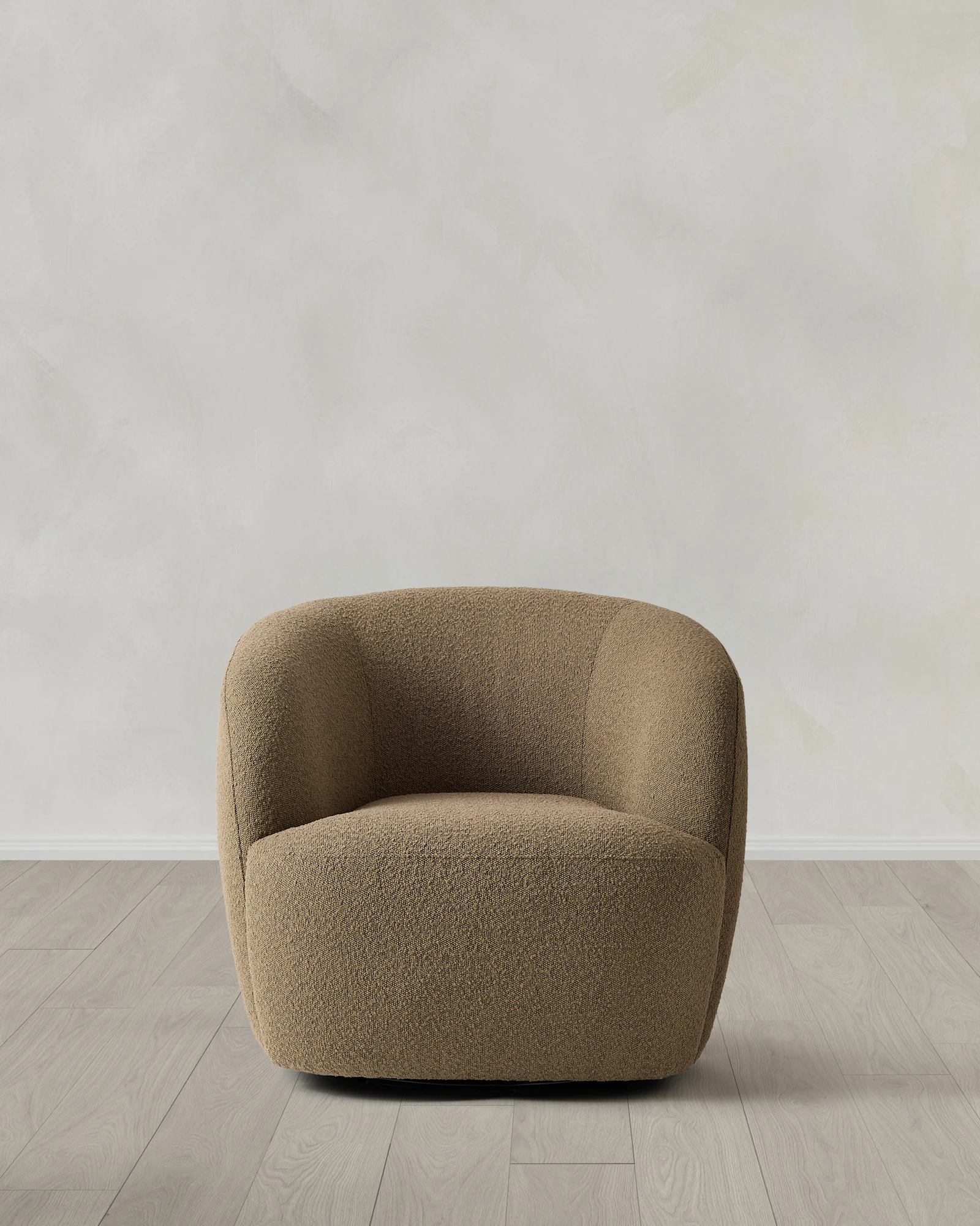 Boucle Swivel Chair