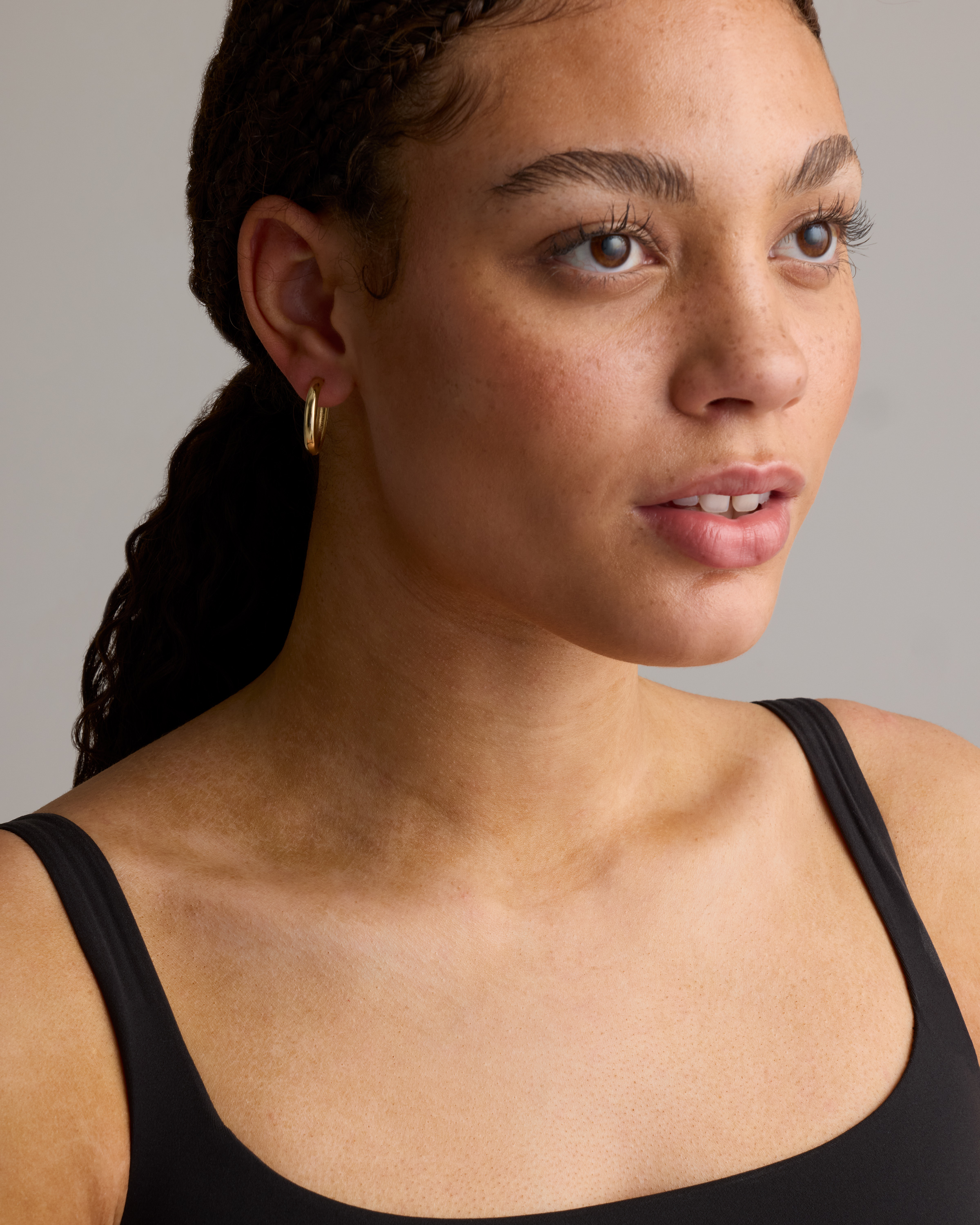 14K Gold Bold Hoops