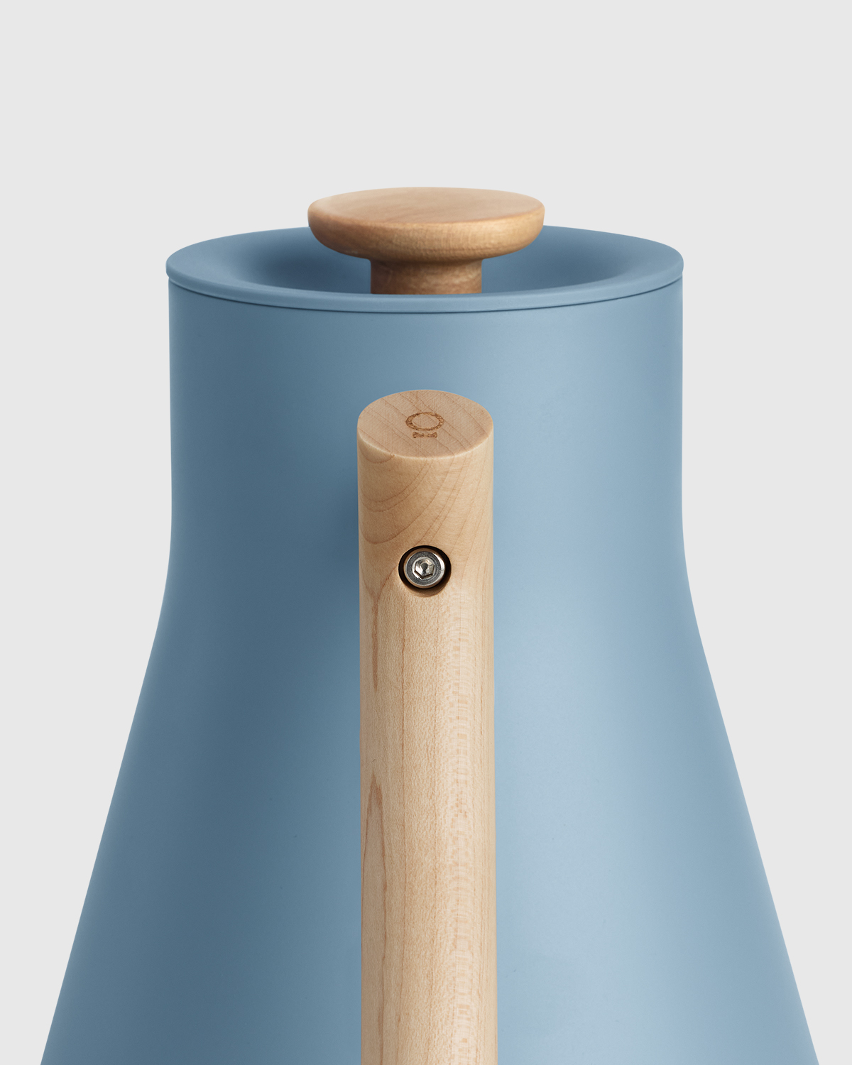 Fellow Corvo EKG Pro Electric Kettle in Hazy Blue with Maple