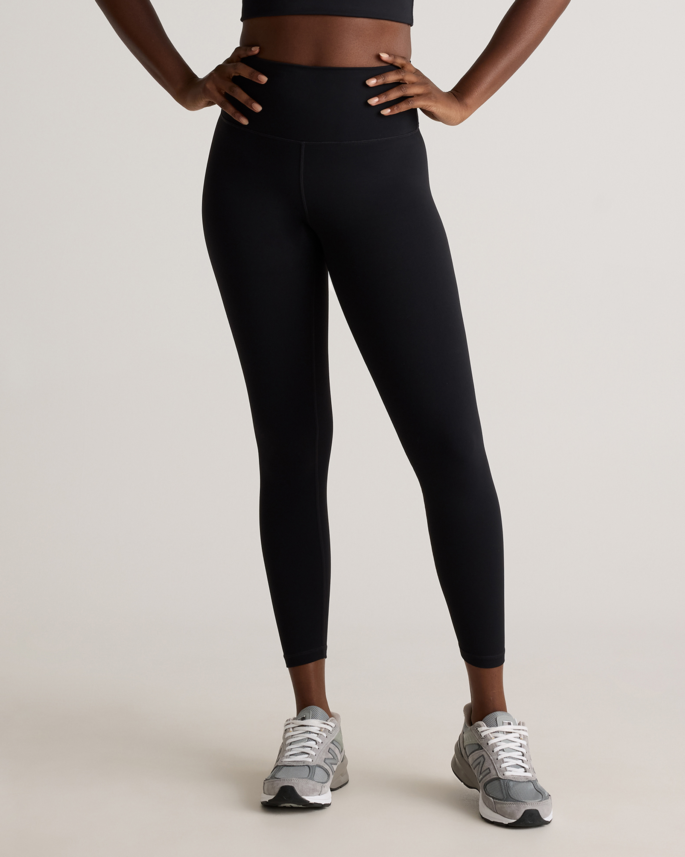 Quince Women's Power-up High-rise Training Legging In Black