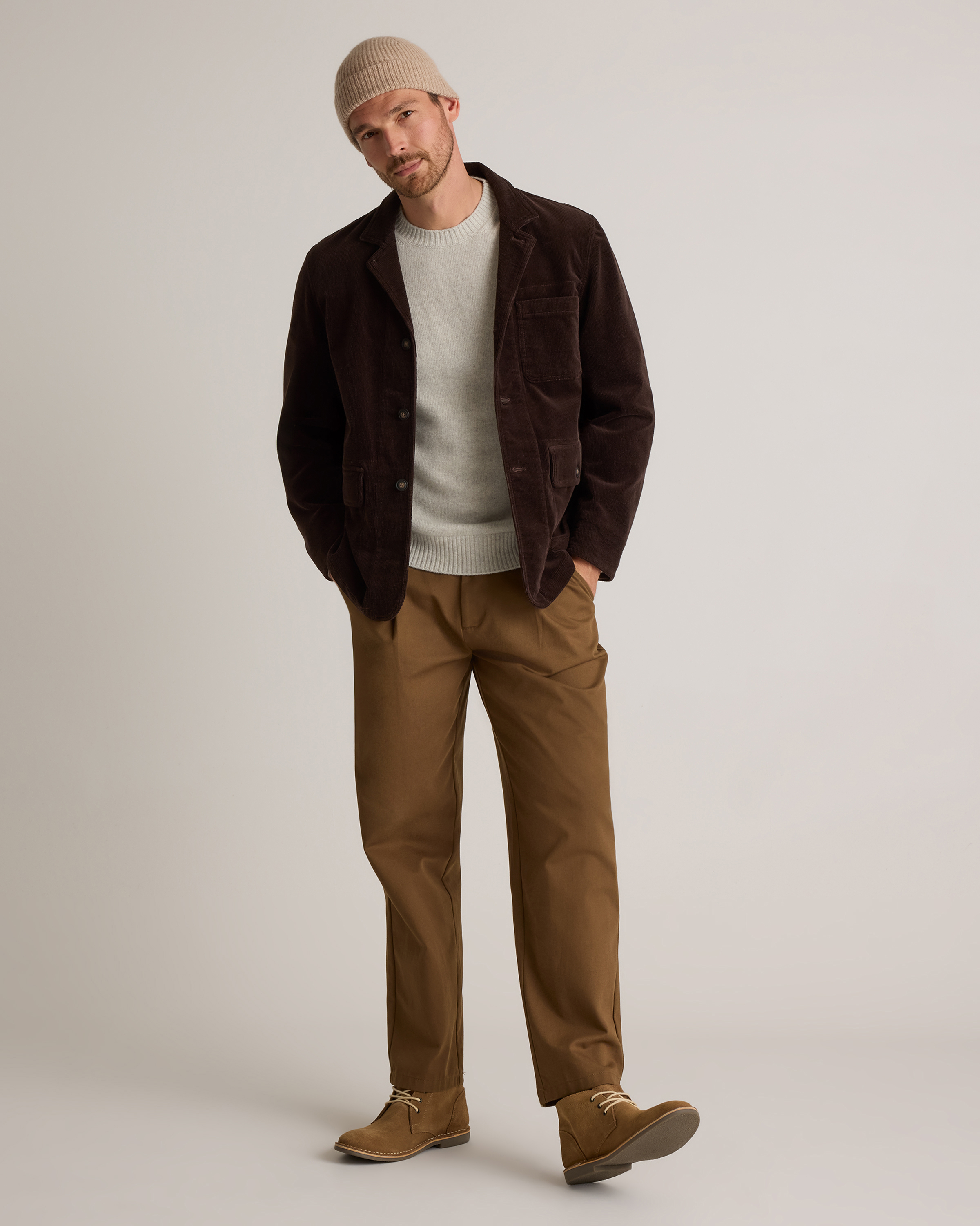 Organic Stretch Corduroy Chore Jacket | Quince Canada