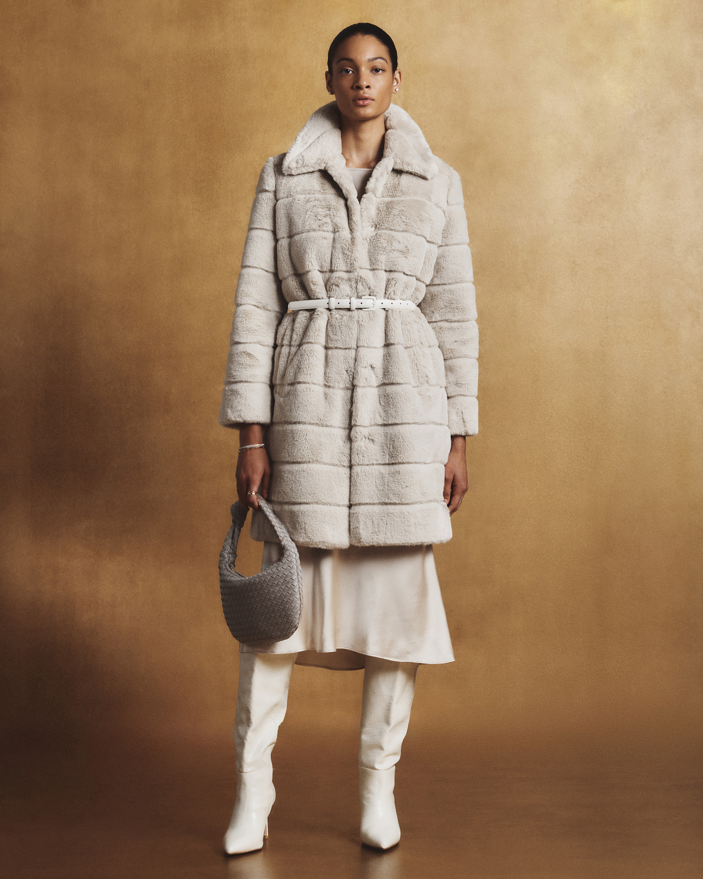 ジプシー　Winter Love Faux Fur Long Coat Faux Fur Long Coat