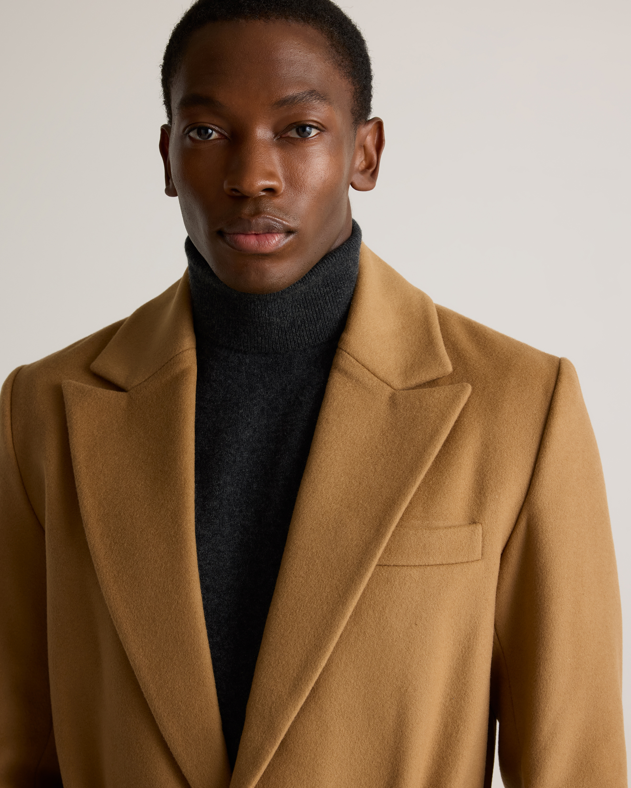 Italian Wool Belted Overcoat