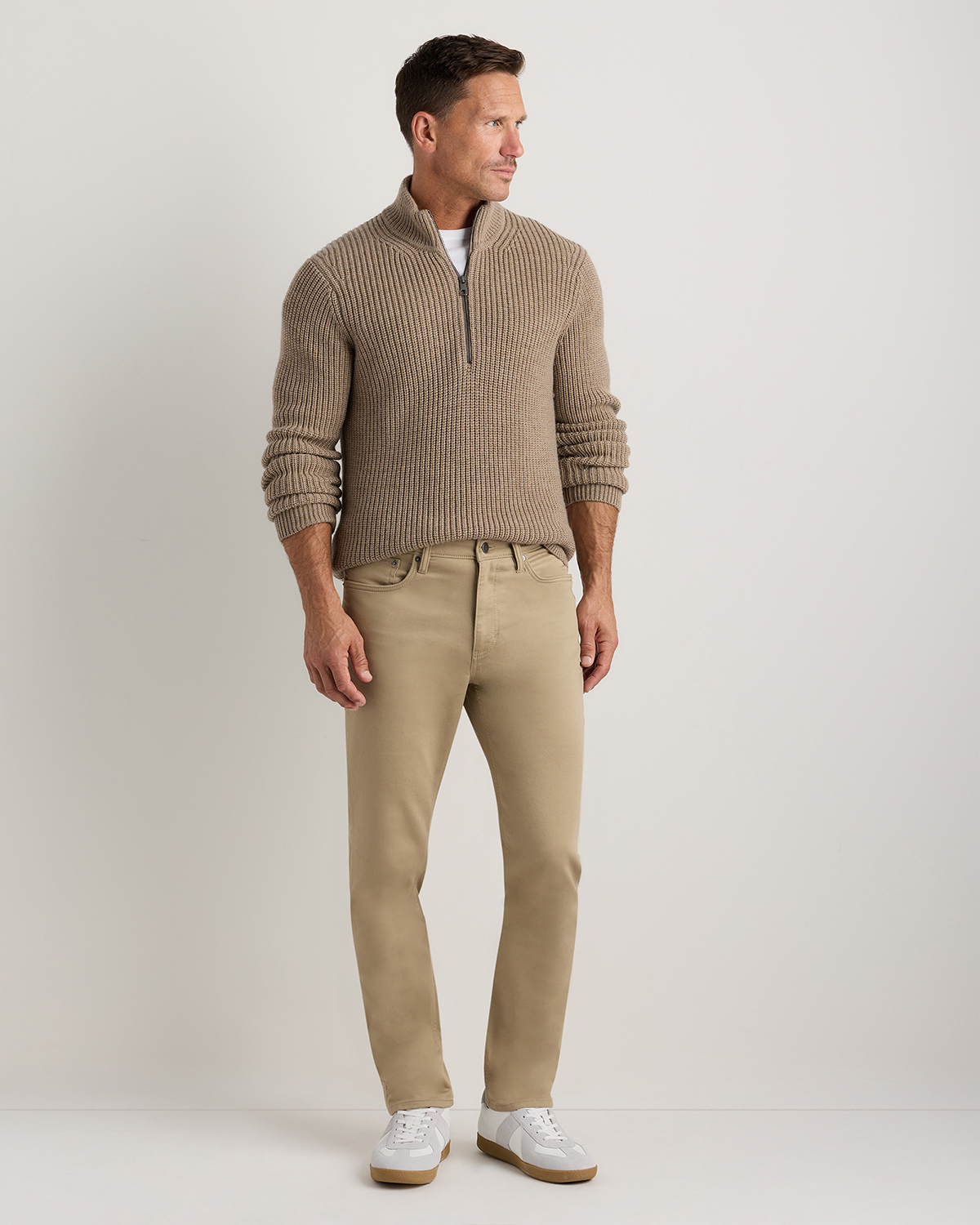 Comfort Stretch Traveler 5-Pocket Pants - Slim in Black