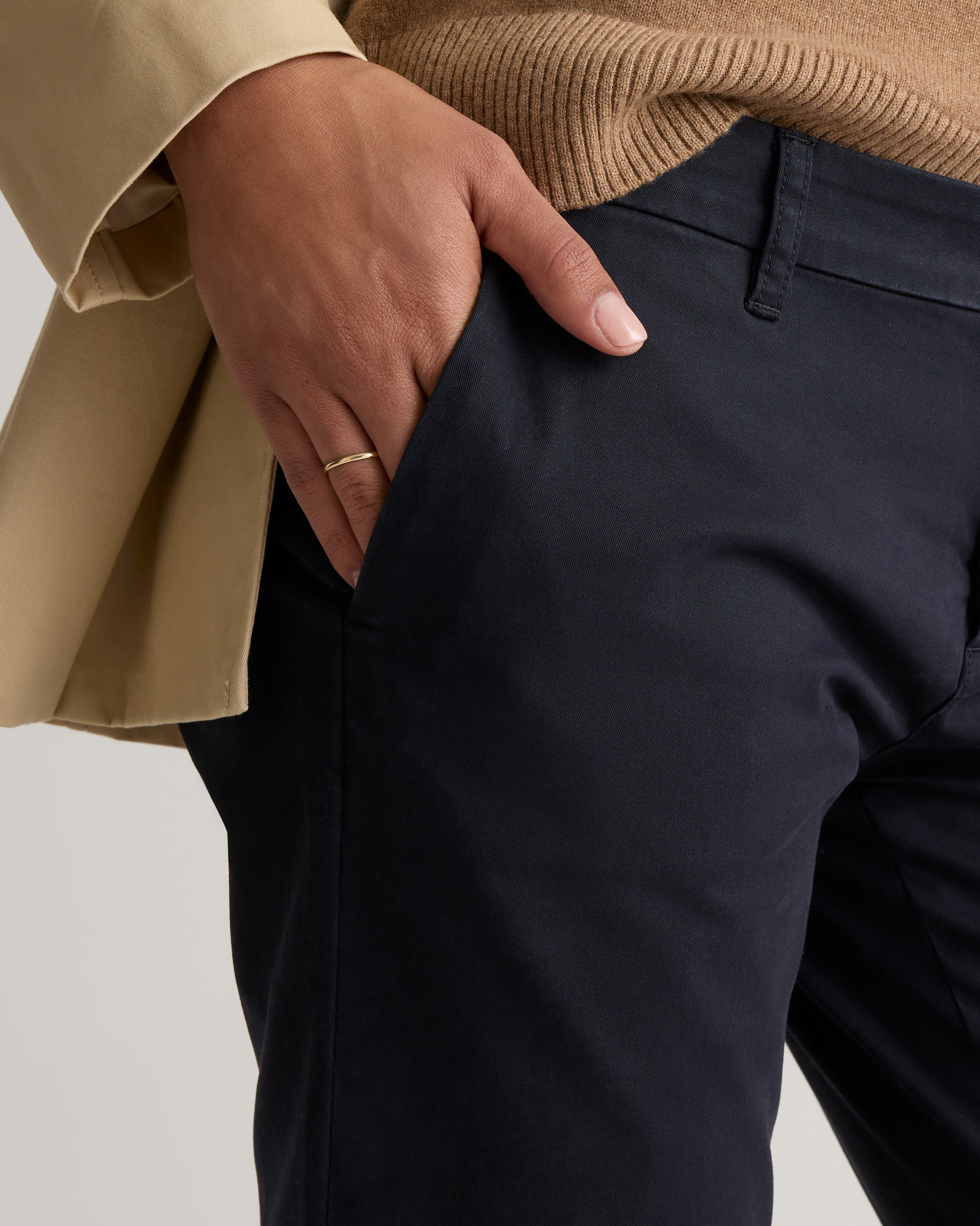 Organic Stretch Cotton Chino Pants