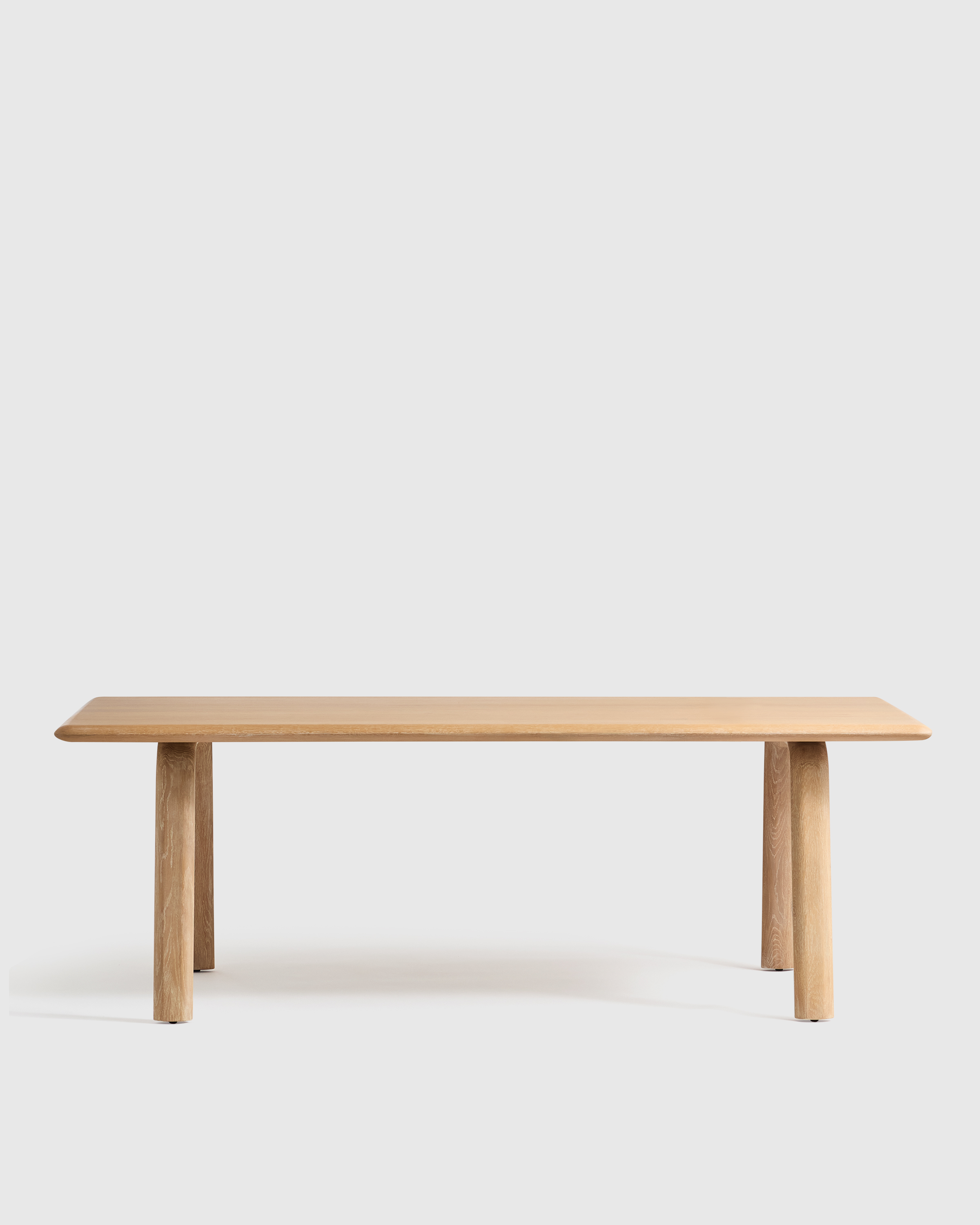 Solid Wood Dining Table with Rounded Legs - thumbnail 5