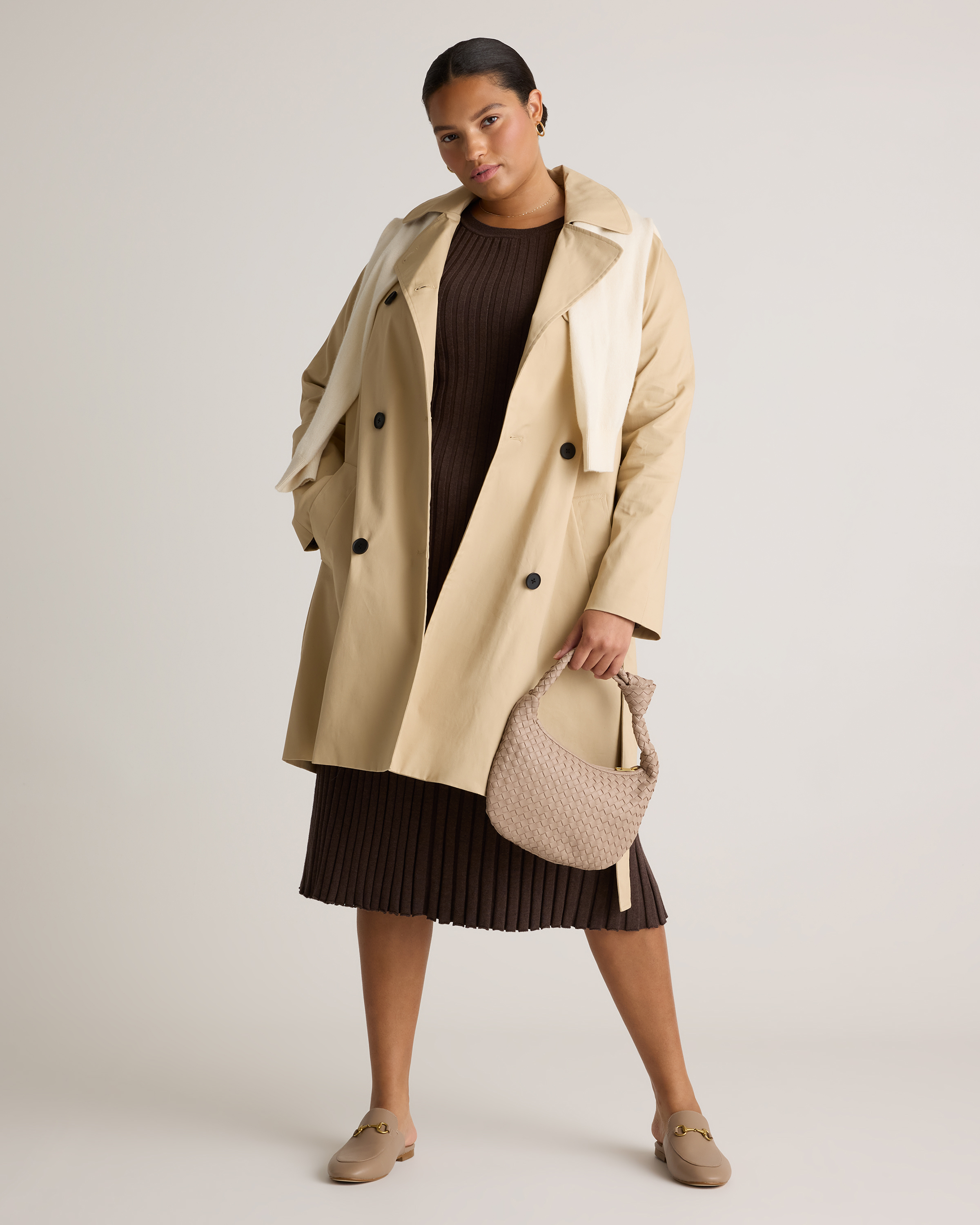 Comfort Stretch Trench Coat