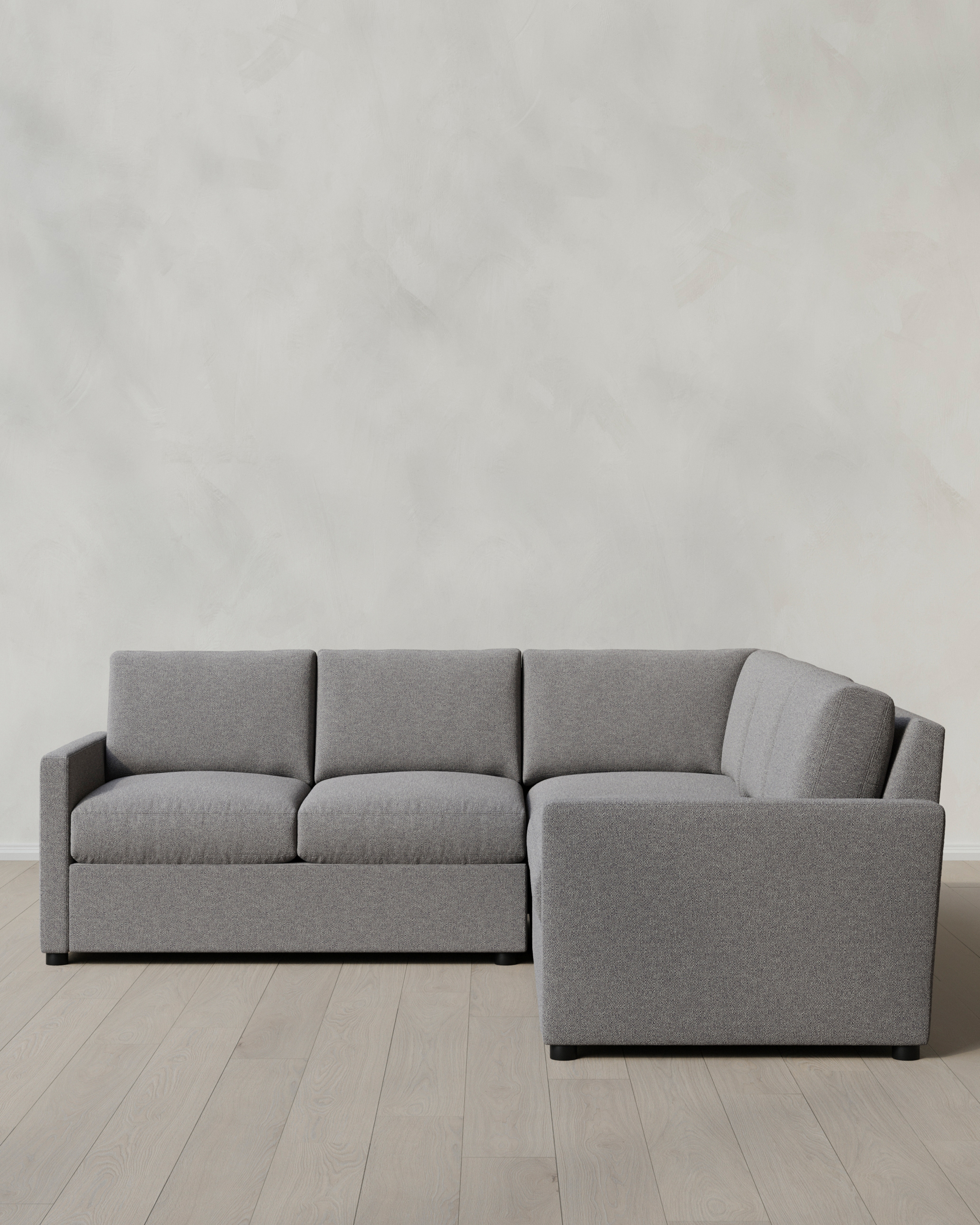 Ash Brennan L Sectional in Performance Basketweave