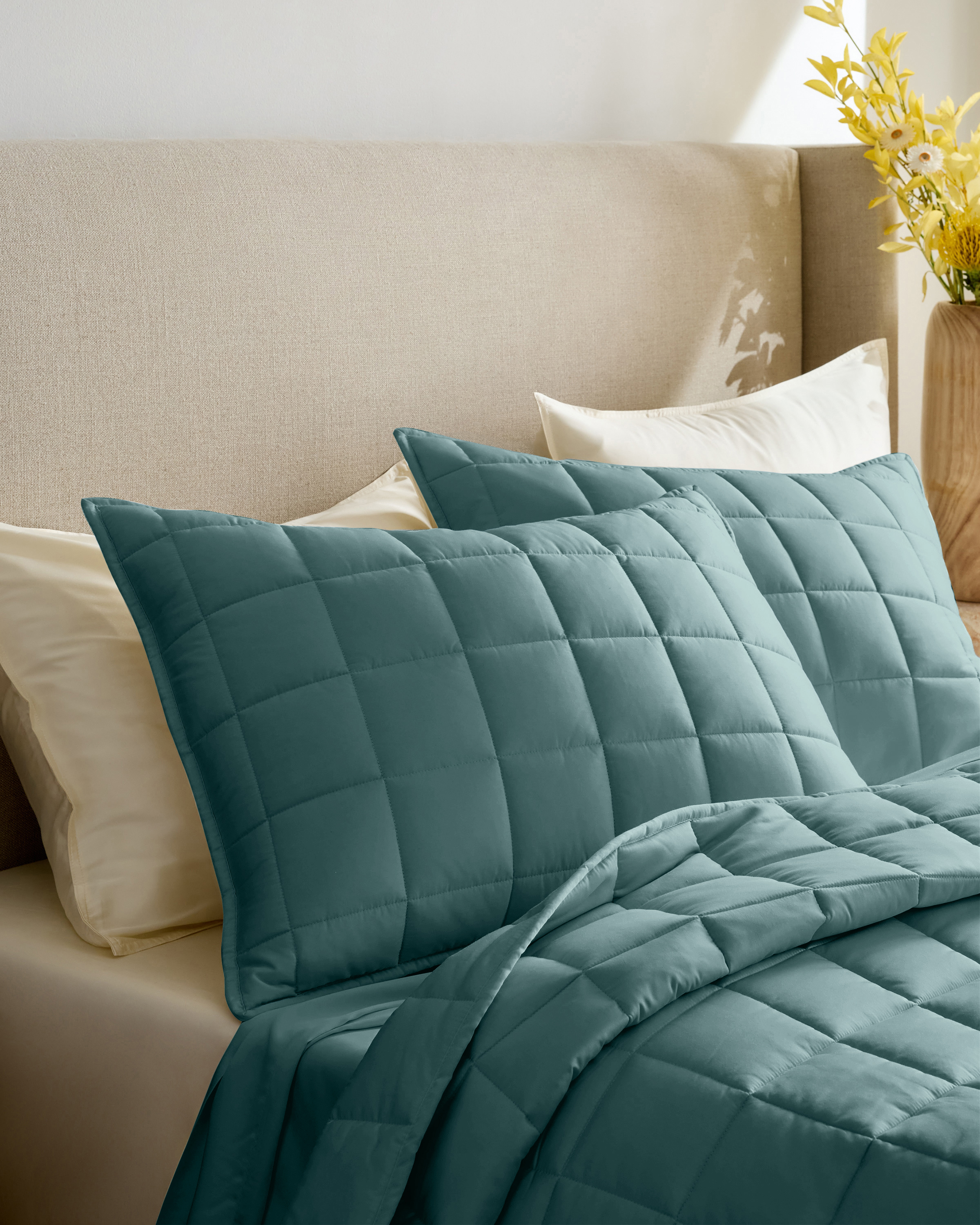 Quince Bamboo Quilted Sham - Thumbnail 5