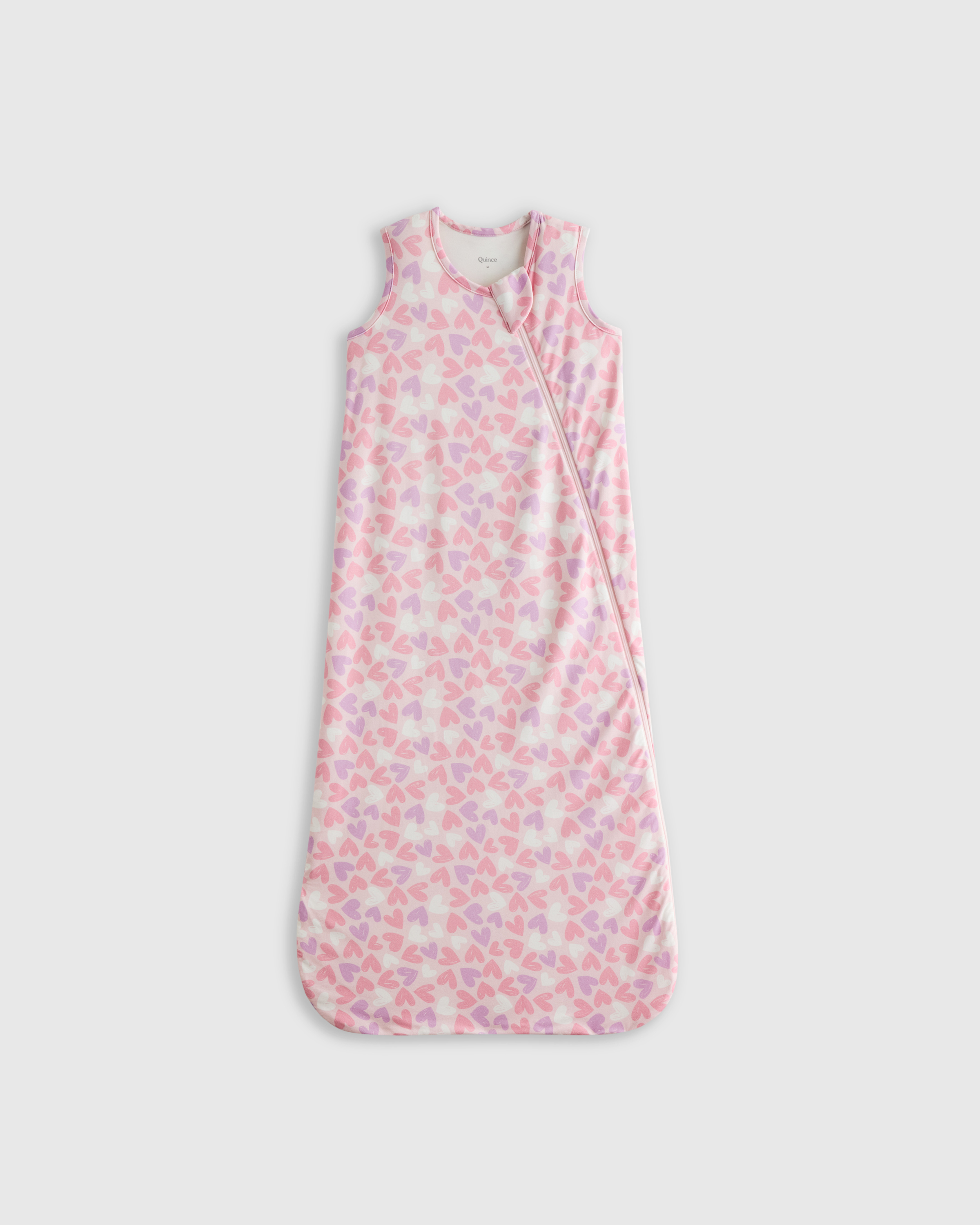 Lavender Hearts Bamboo Sleep Bag 1.0 TOG