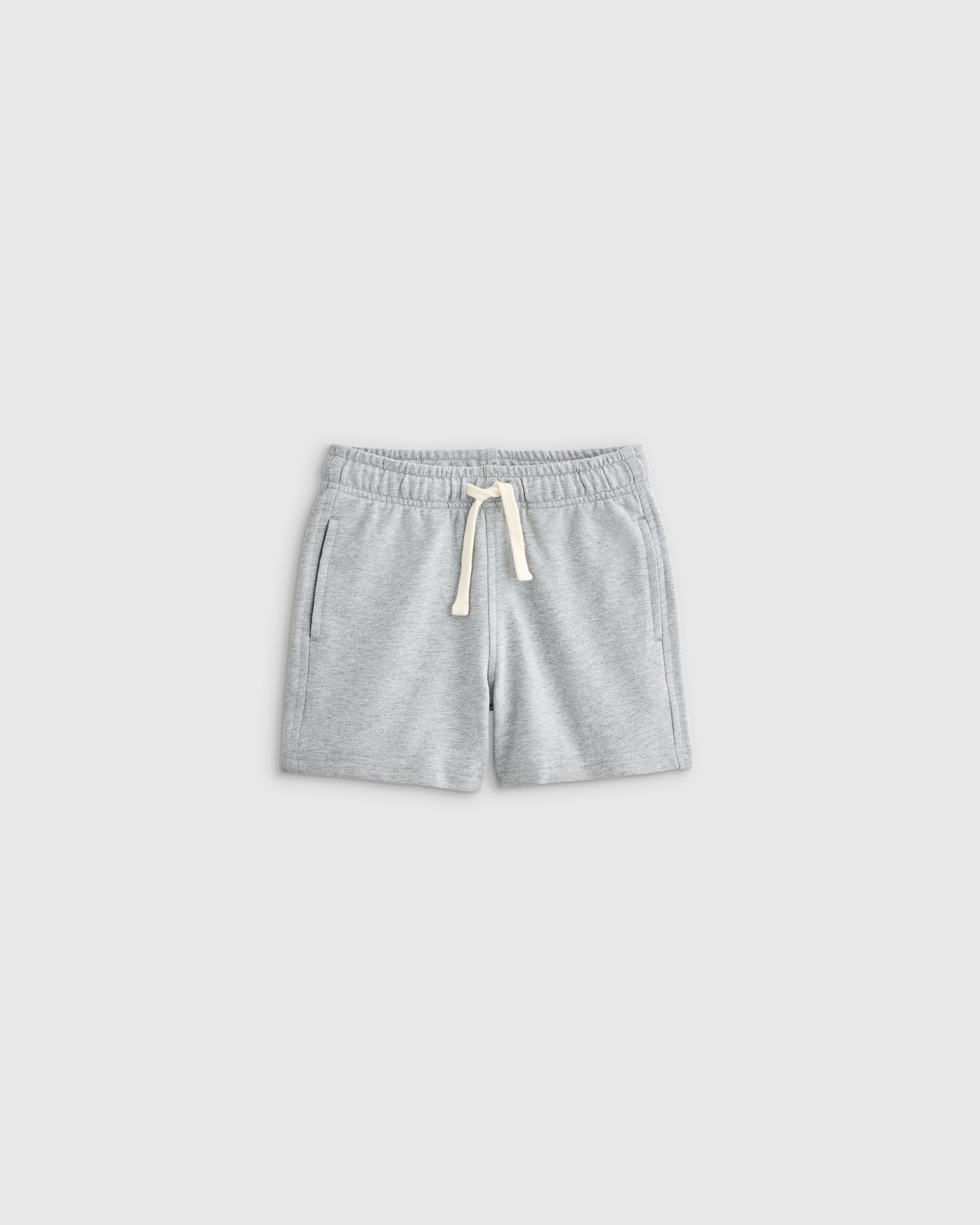 Heather Grey 100% Organic Cotton French Terry Short