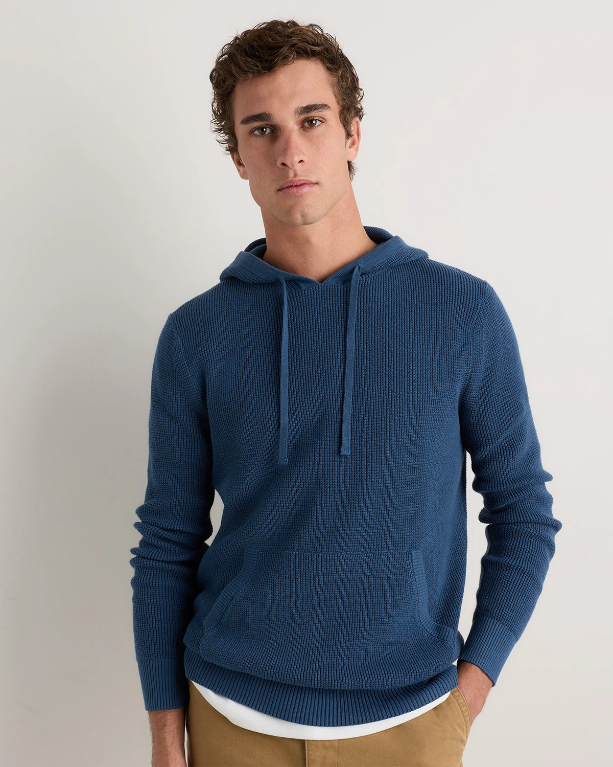 Organic Cotton Cashmere Waffle Hoodie