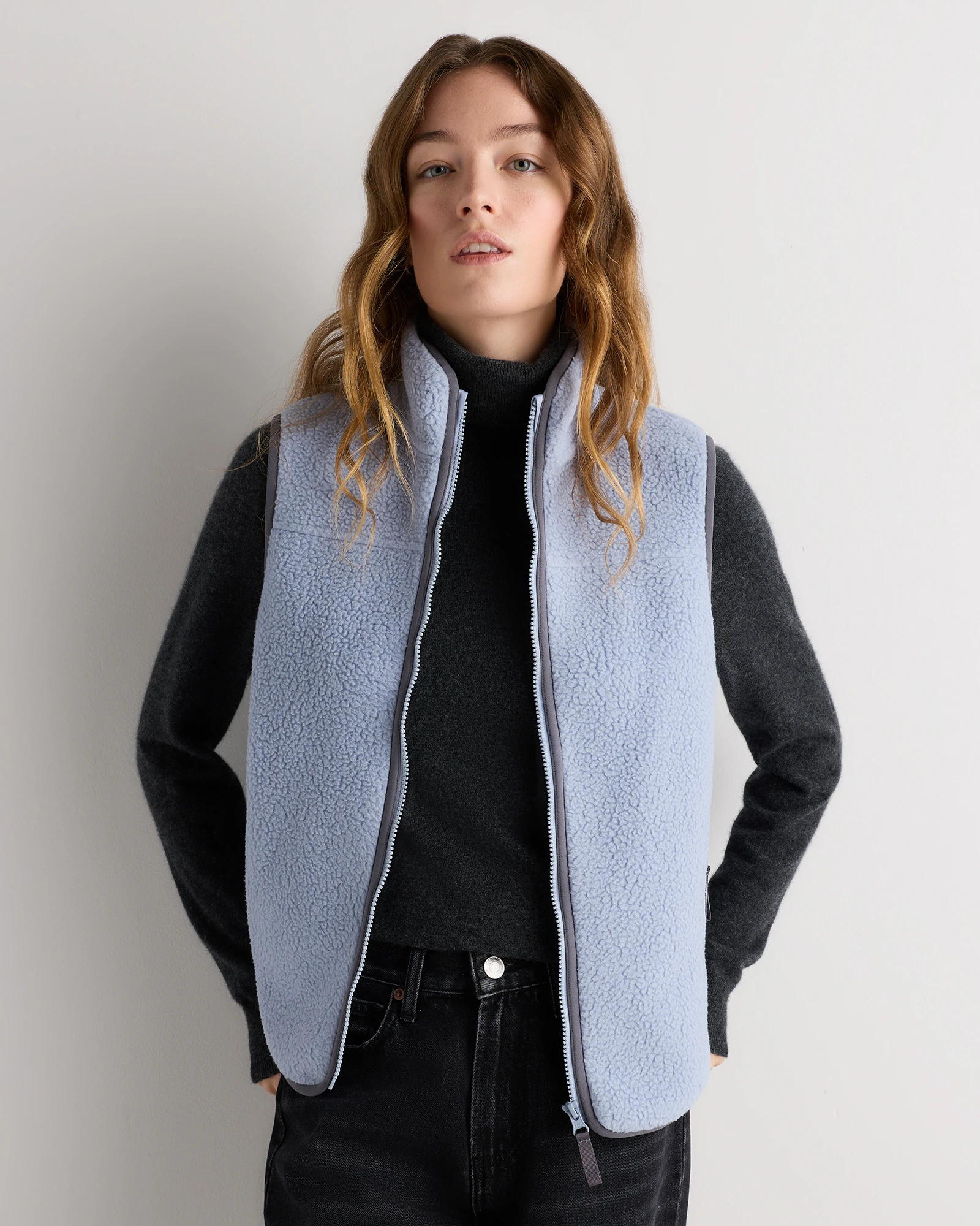 Sherpa Full-Zip Vest