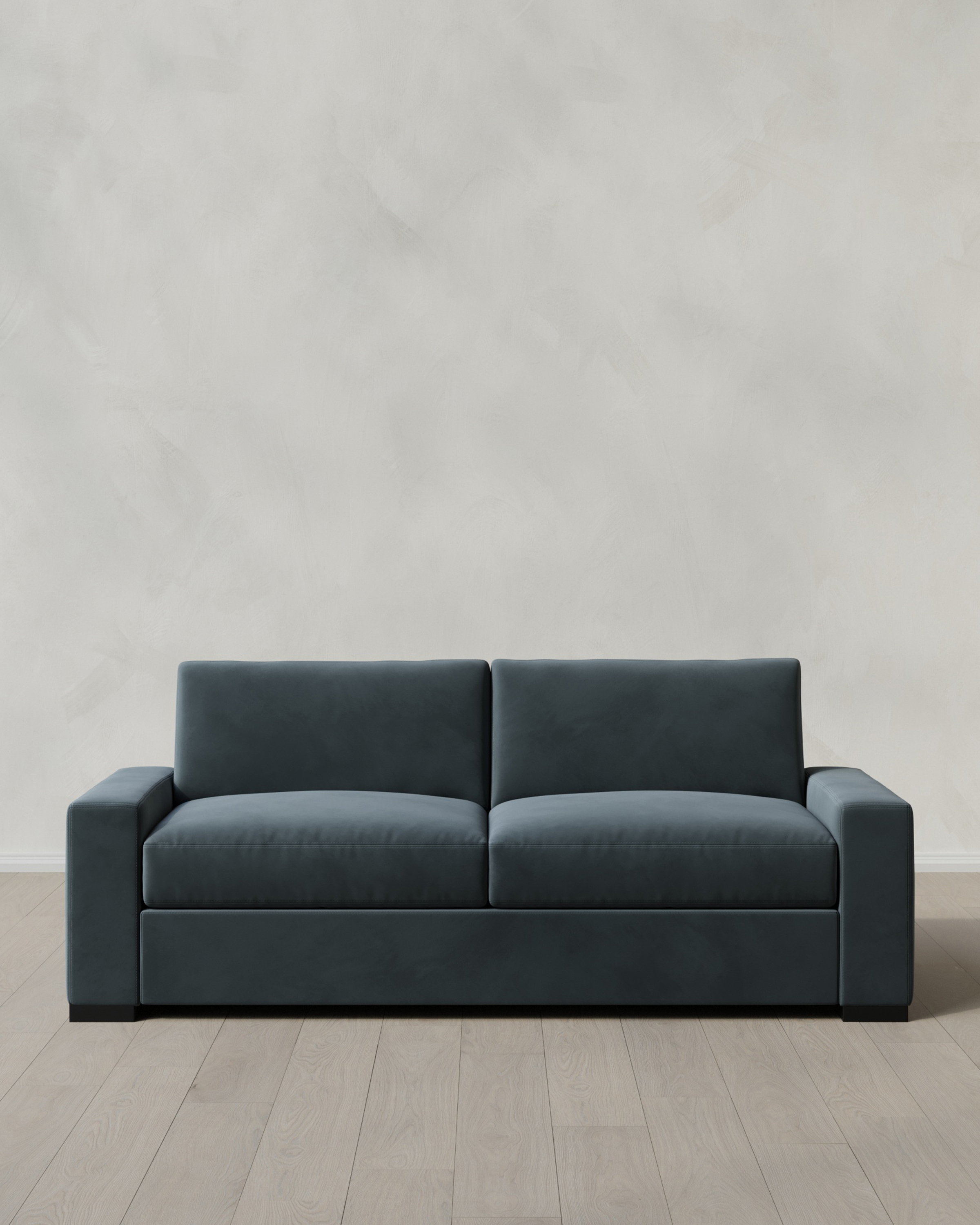 Pine Stillman Sleeper Sofa in Performance Velvet