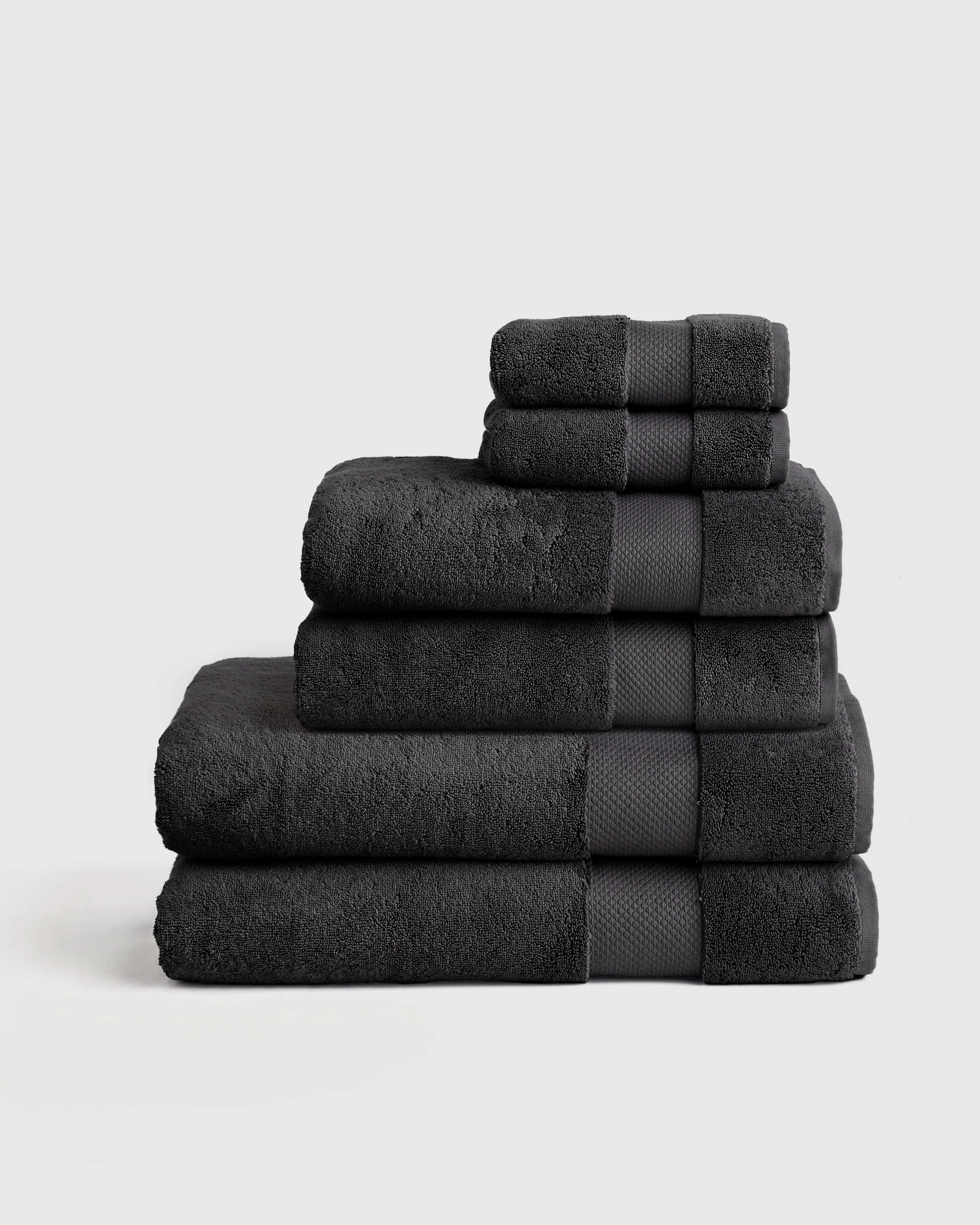 Charcoal Turkish Ultra Plush Deluxe Bath Bundle