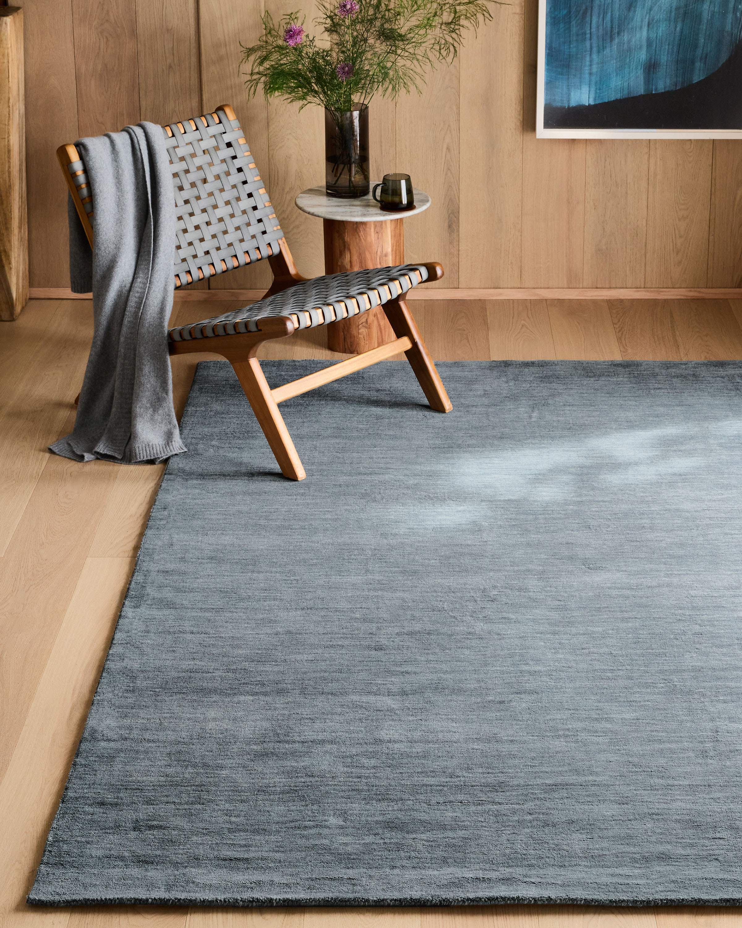 Wells Hand-Loomed Wool Rug - Thumbnail 2