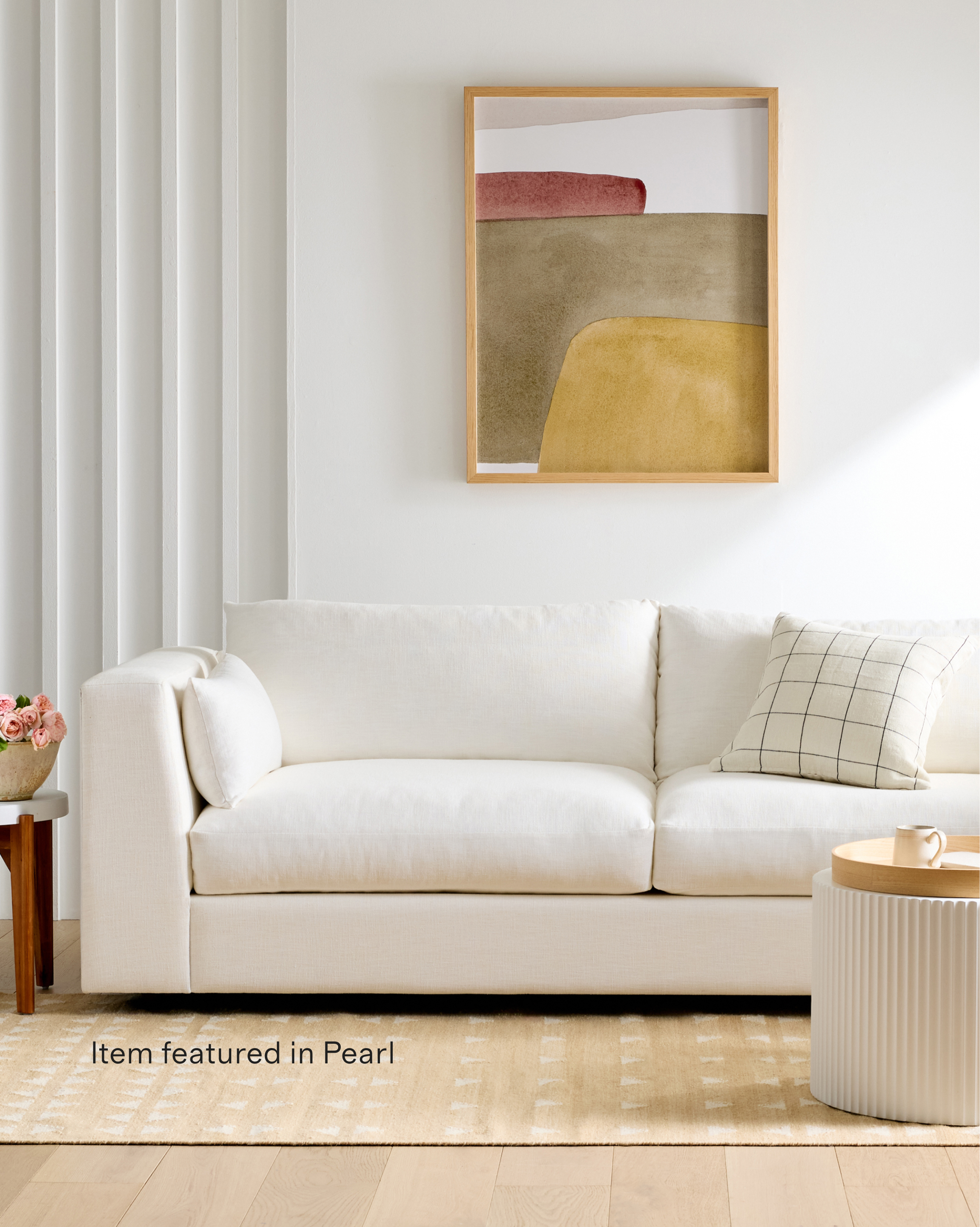 Oasis Performance Linen Blend Sofa - Thumbnail 4