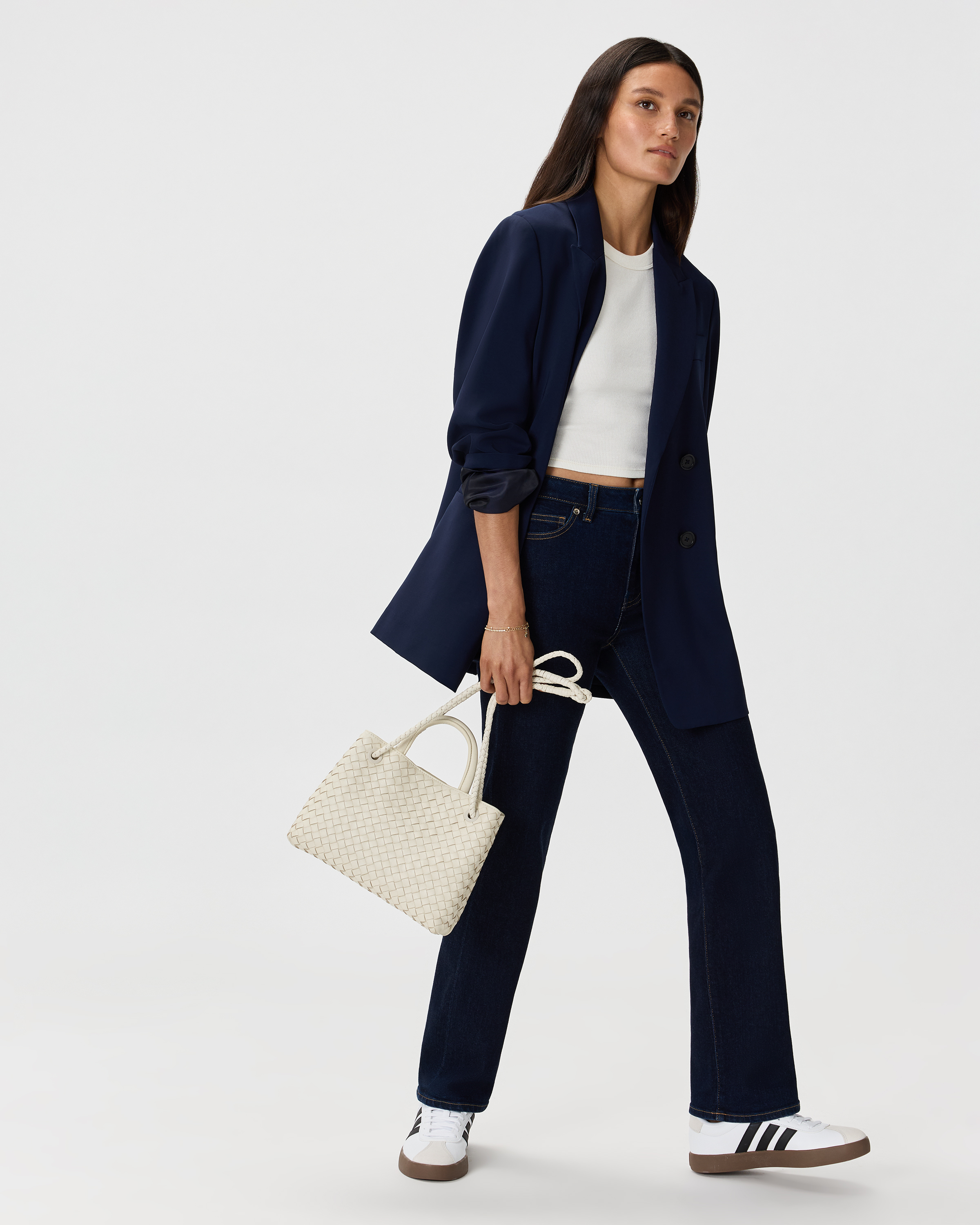 Italian Leather Quilted Top Handle Satchel